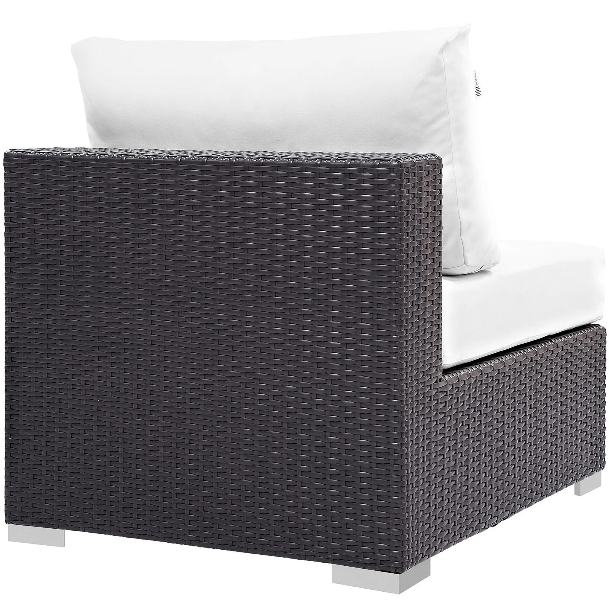 Convene Outdoor Patio Armless Chair by Modway - Image 4