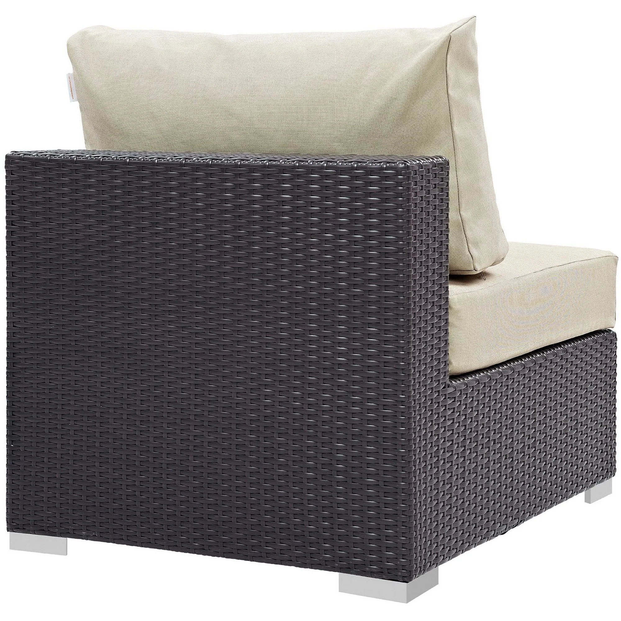 Convene Outdoor Patio Armless Chair by Modway - Image 5