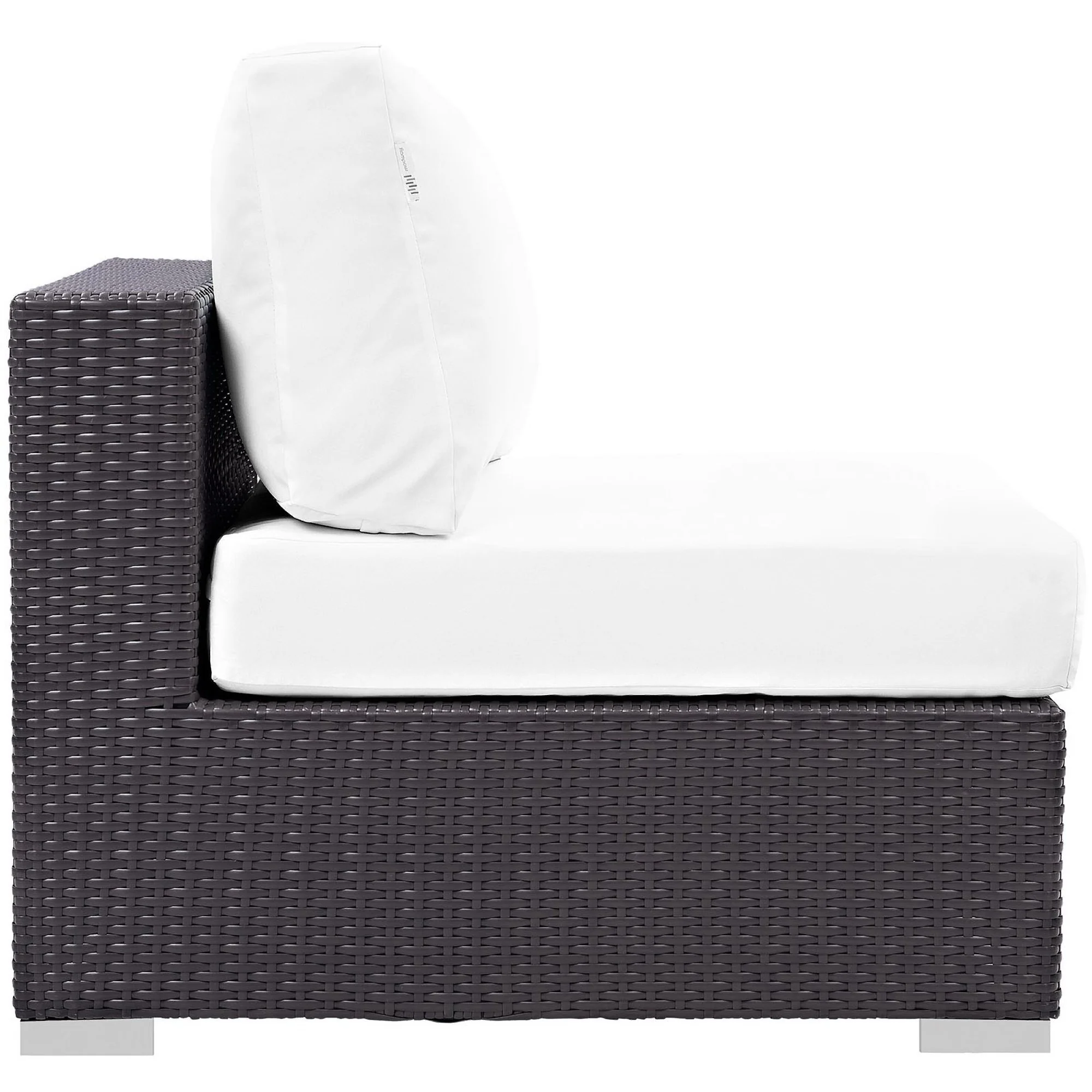 Convene Outdoor Patio Armless Chair by Modway - Image 6