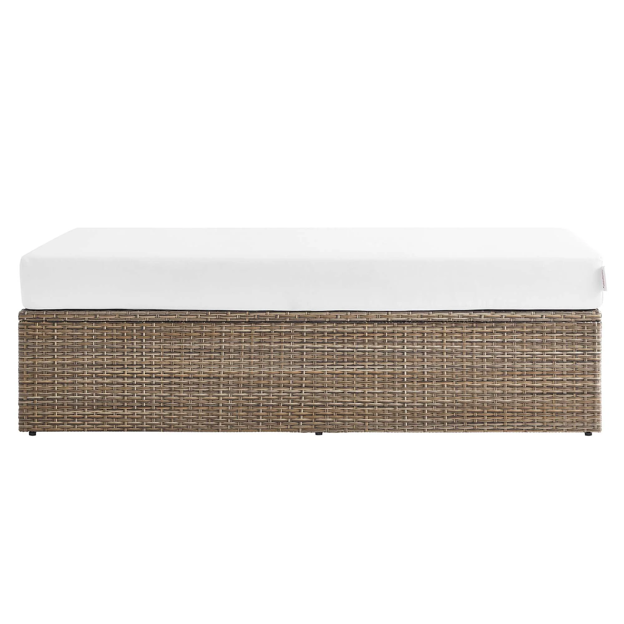 Convene Outdoor Patio Rectangle Ottoman by Modway - Image 4