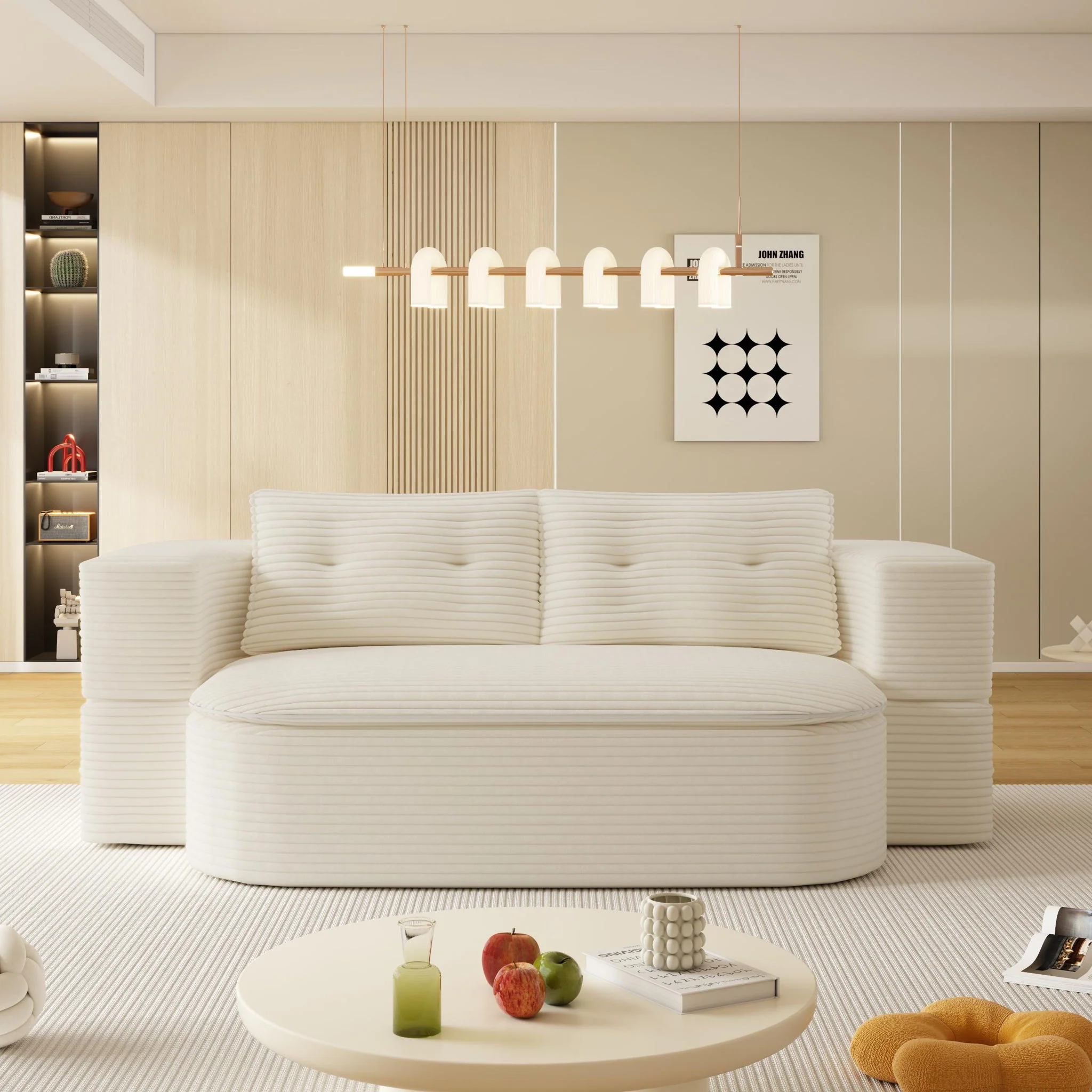 Convertible Floor Sofa Bed With Multi Functional Blanket - Image 4