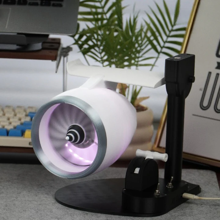 Cool Mist Humidifier with RGB Light Turbo Fan Design - Image 4