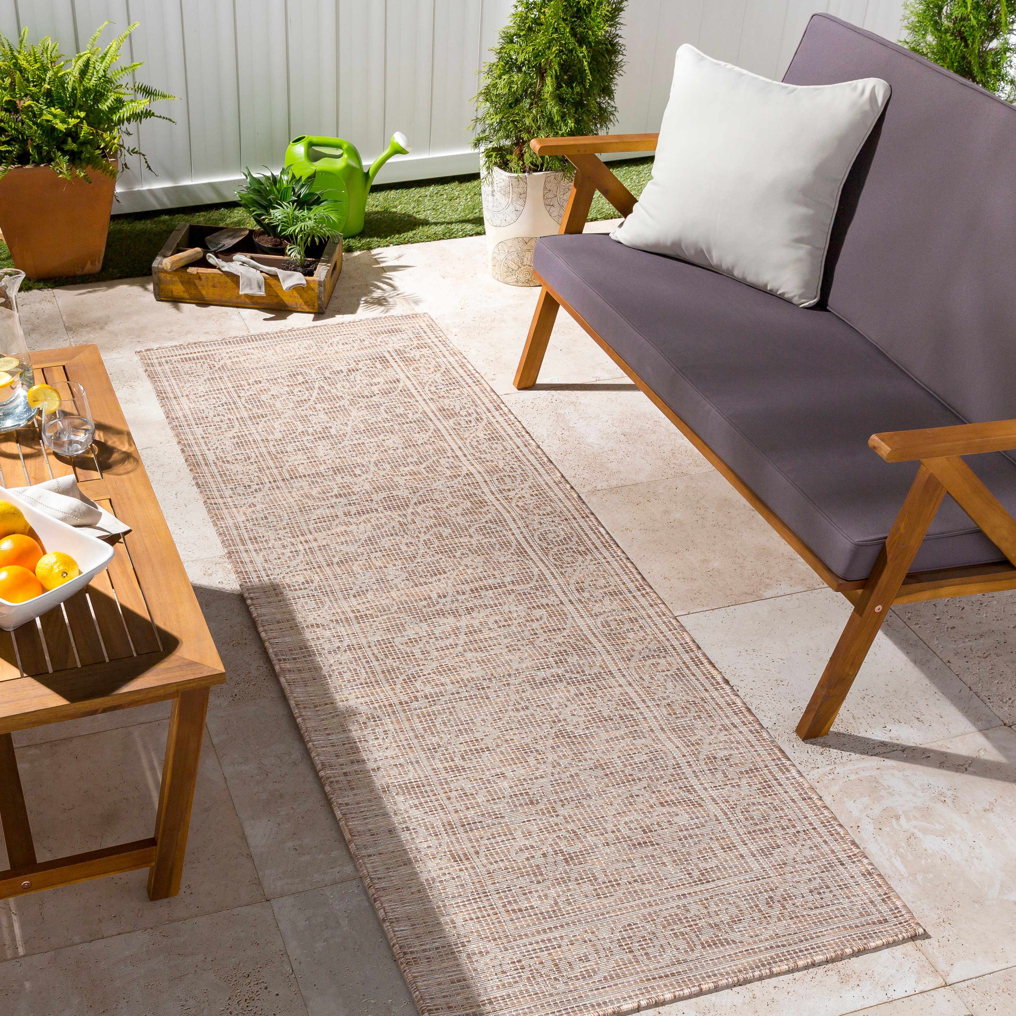 Coolville Brown Flatweave Area Carpet - Clearance - Image 10