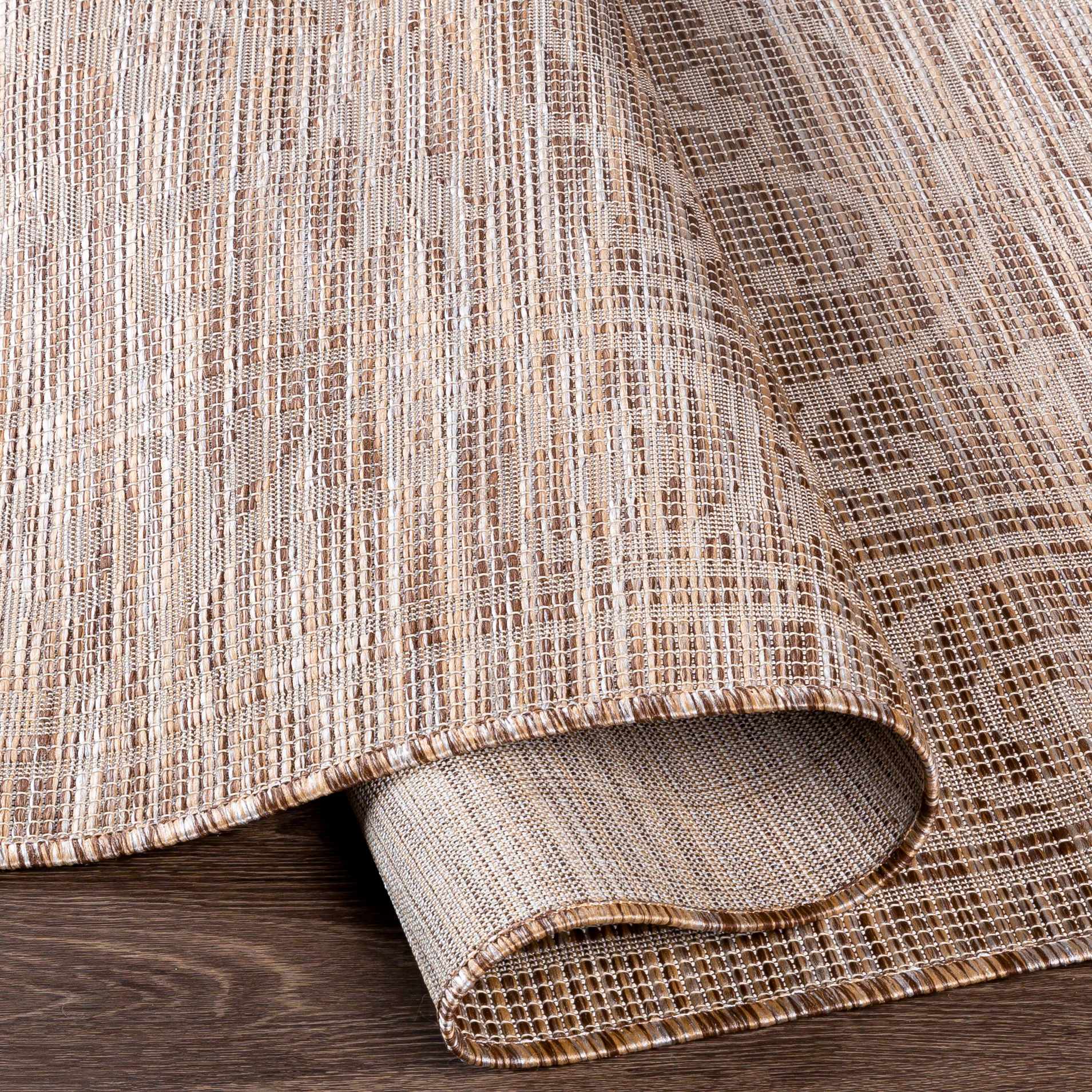 Coolville Brown Flatweave Area Carpet - Clearance - Image 5