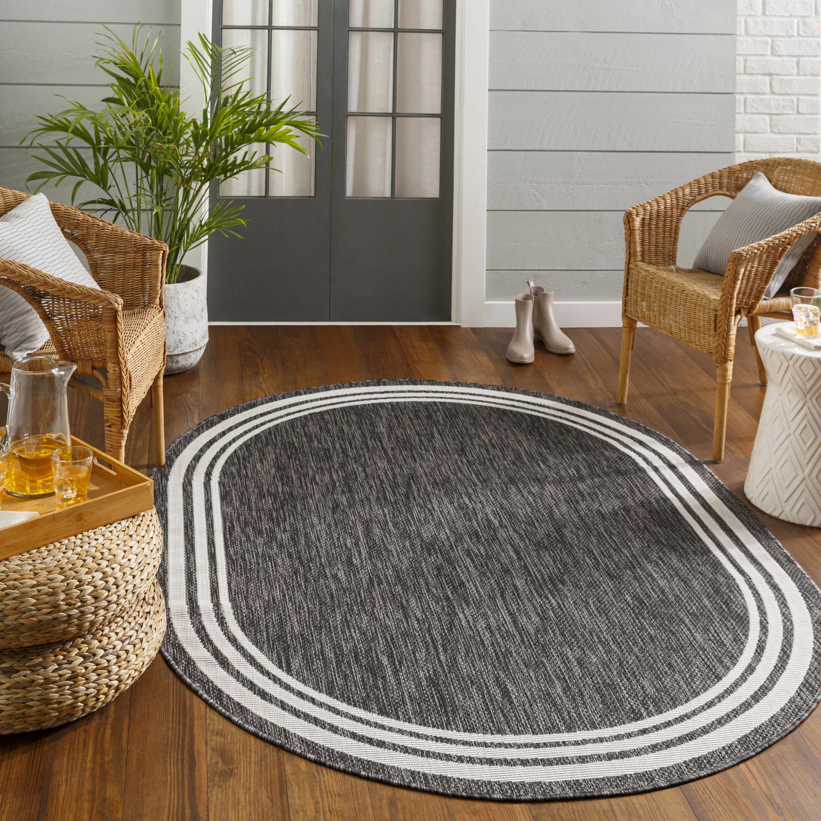 Coonamble Bordered Antrasit Rug - Image 20