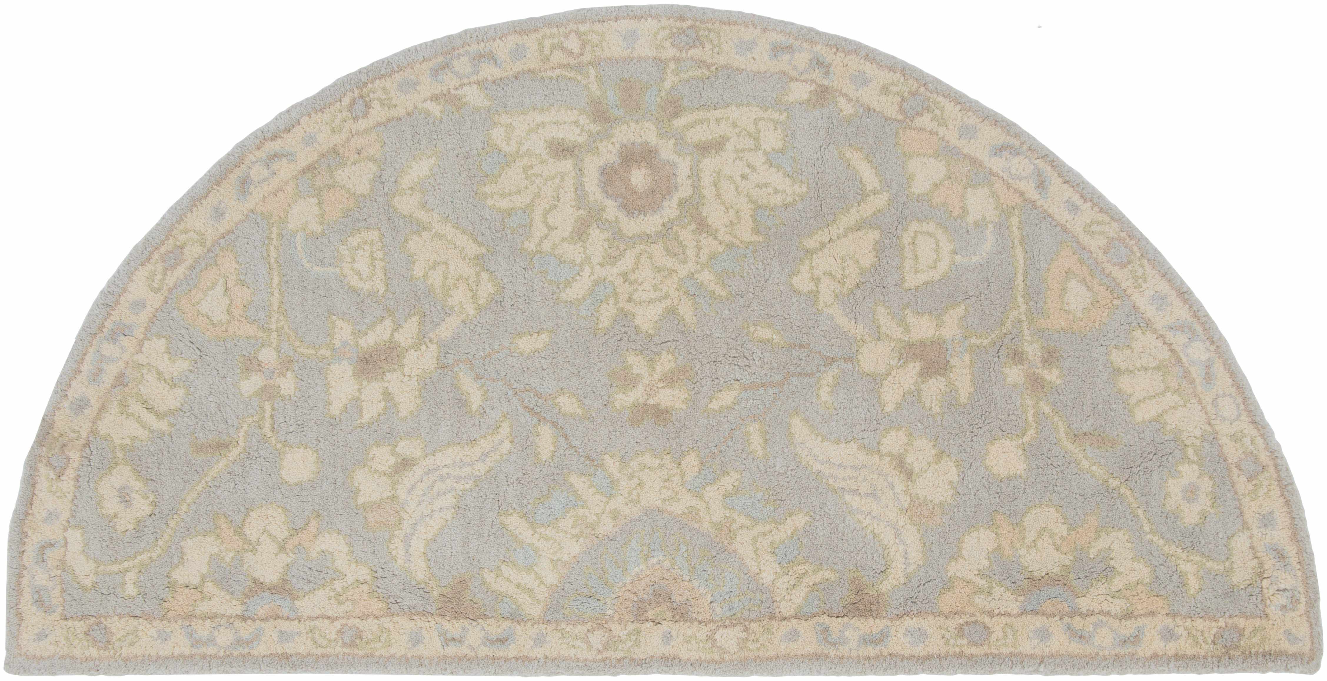 Copen Beige Floral Wool Rug - Image 17