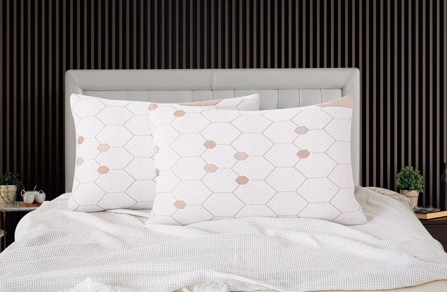 Copper Infused Memory Foam Pillow (Set of 2) - Image 2