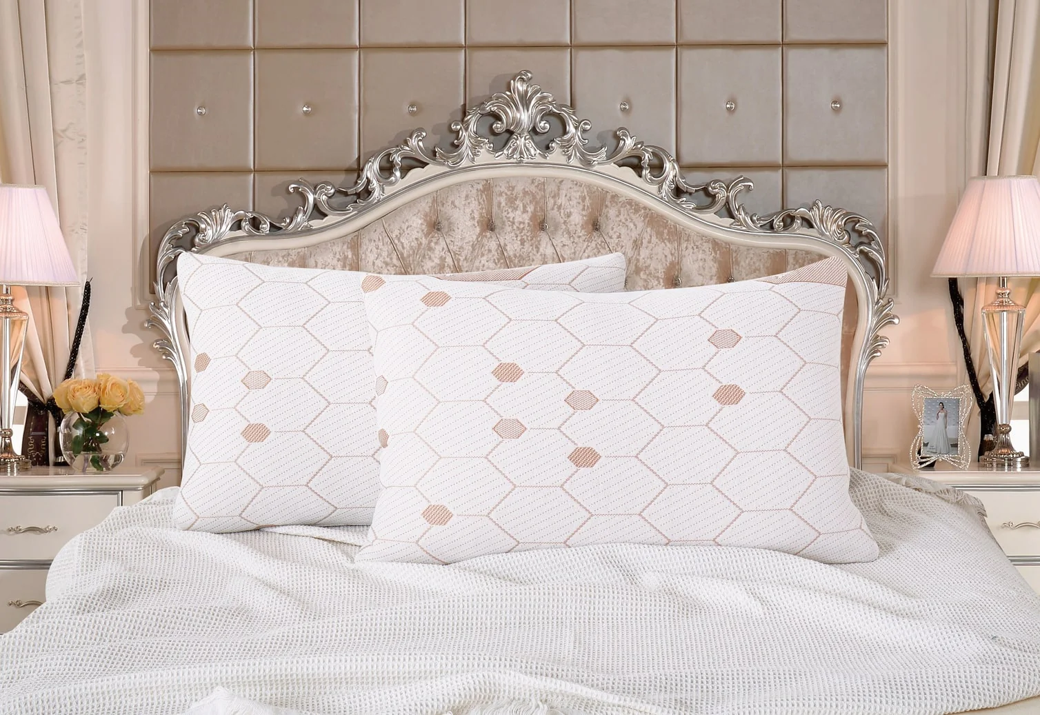 Copper Infused Memory Foam Pillow (Set of 2) - Image 3