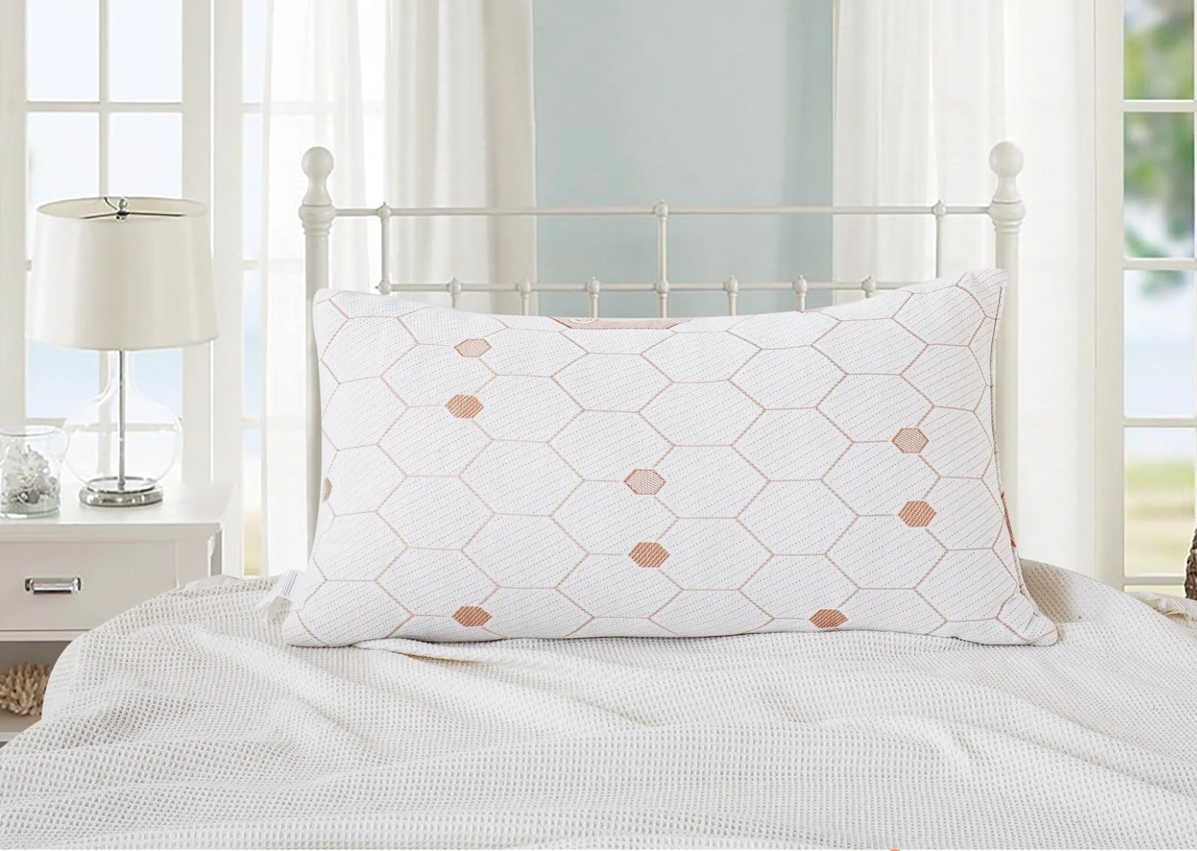 Copper Infused Memory Foam Pillow (Set of 2) - Image 4