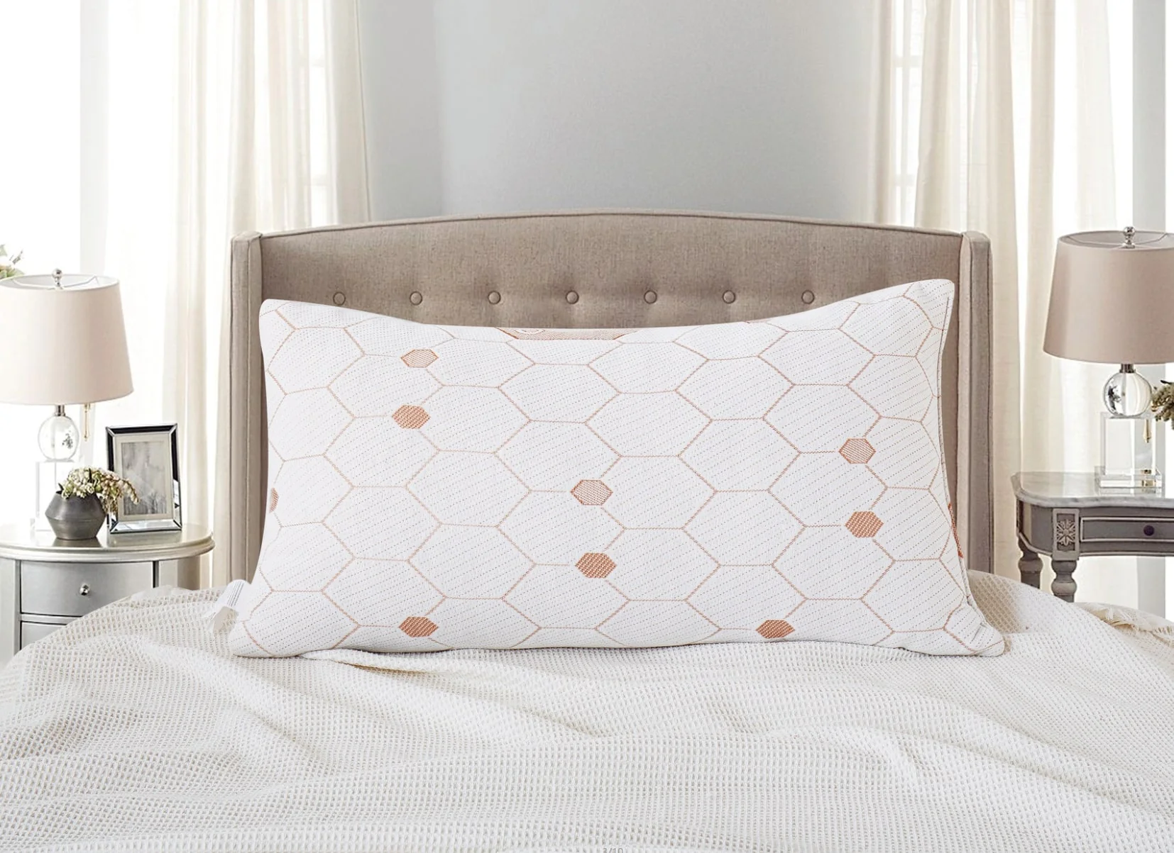 Copper Infused Memory Foam Pillow (Set of 2) - Image 6