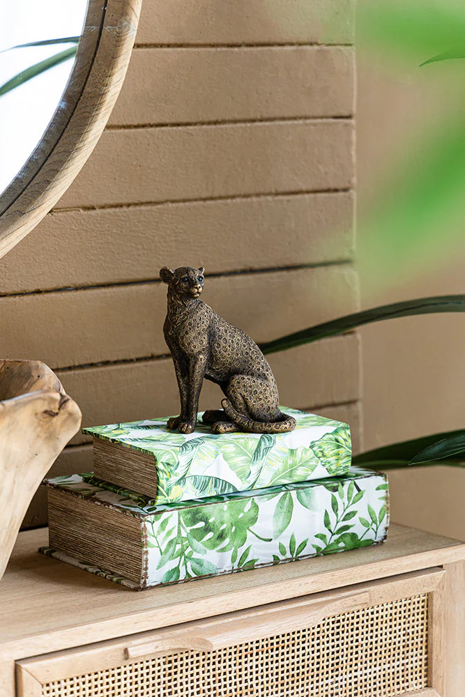 Copper Panther Animal Statue Decor - Image 15