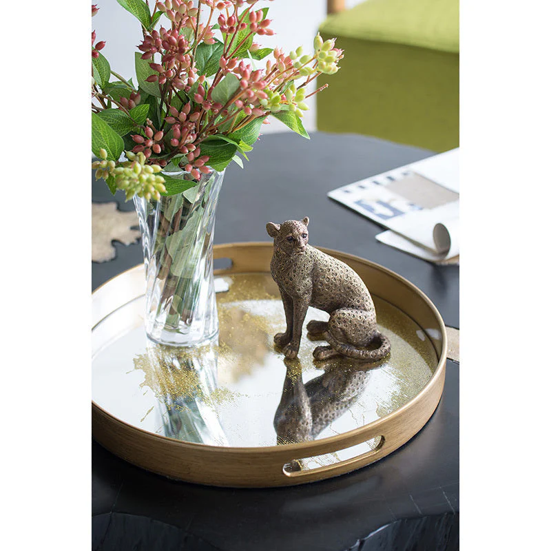 Copper Panther Animal Statue Decor - Image 17