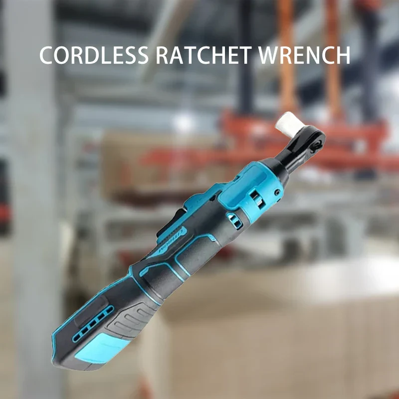 Cordless Electric Ratchet Wrench Rechargeable 21V Screwdriver Nut Tool - Image 3