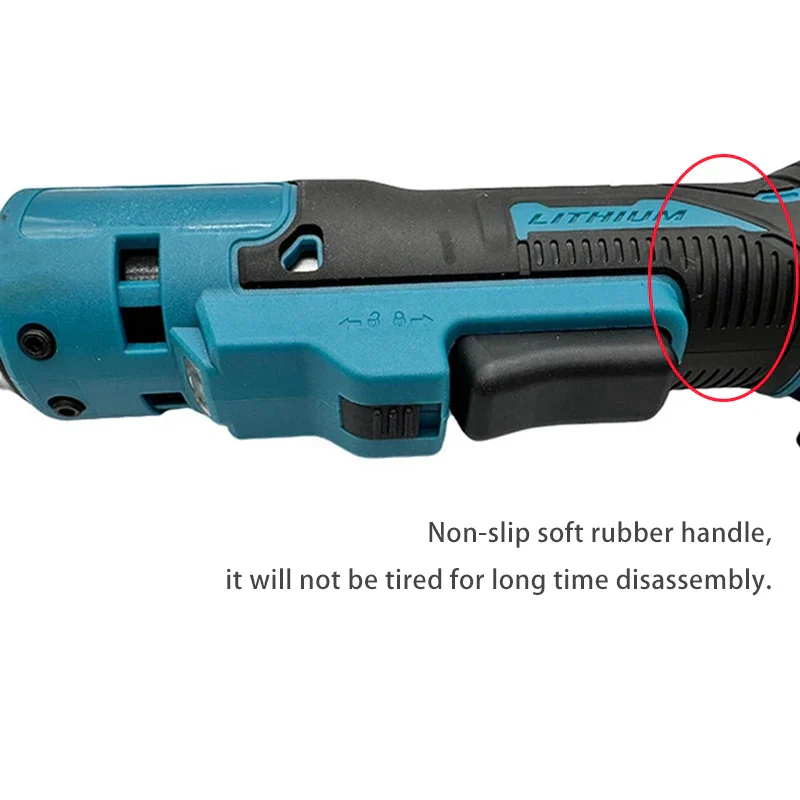Cordless Electric Ratchet Wrench Rechargeable 21V Screwdriver Nut Tool - Image 6