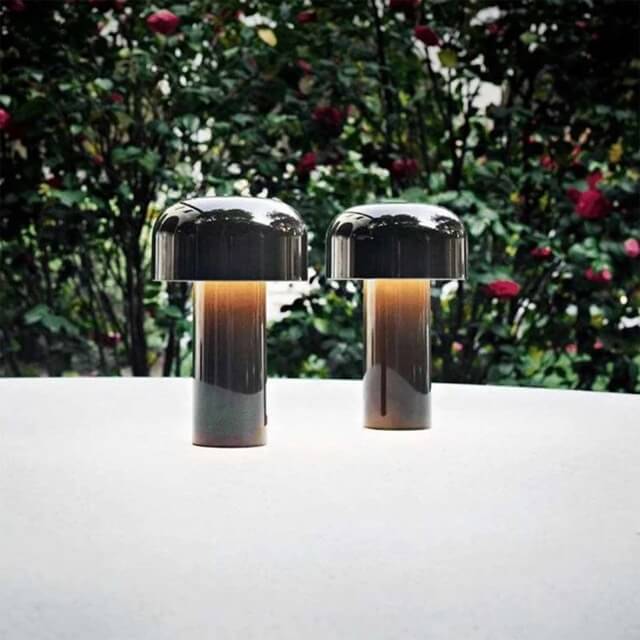 Cordless LED Table Lamp with Touch Control – Portable Mushroom Design for Indoor and Outdoor Use - Image 3