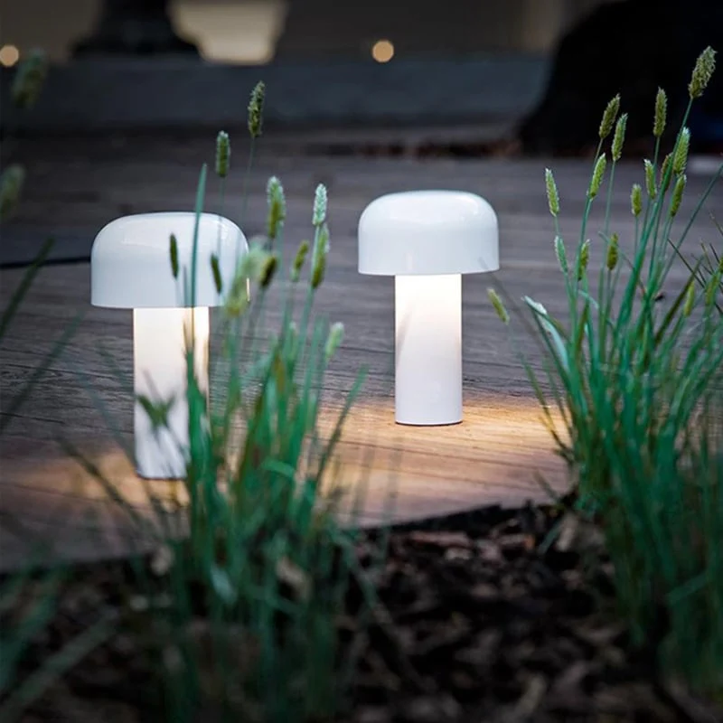 Cordless LED Table Lamp with Touch Control – Portable Mushroom Design for Indoor and Outdoor Use - Image 6