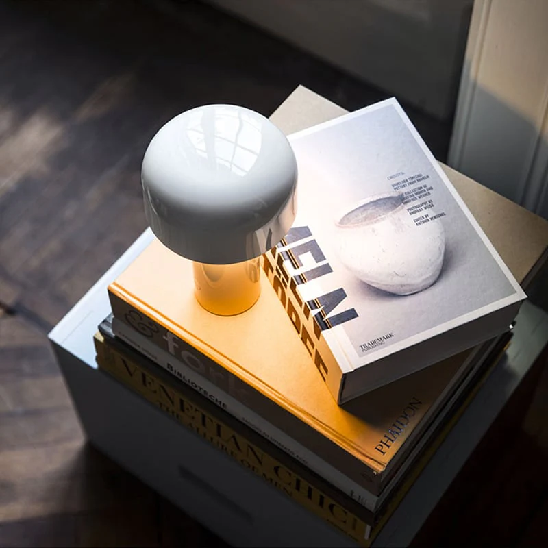 Cordless LED Table Lamp with Touch Control – Portable Mushroom Design for Indoor and Outdoor Use - Image 7