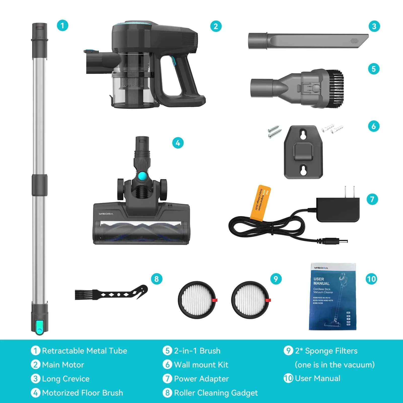 Cordless Upright Stick Vacuum Cleaner 20KPa Lightweight for Carpet Pet Hair - Image 6