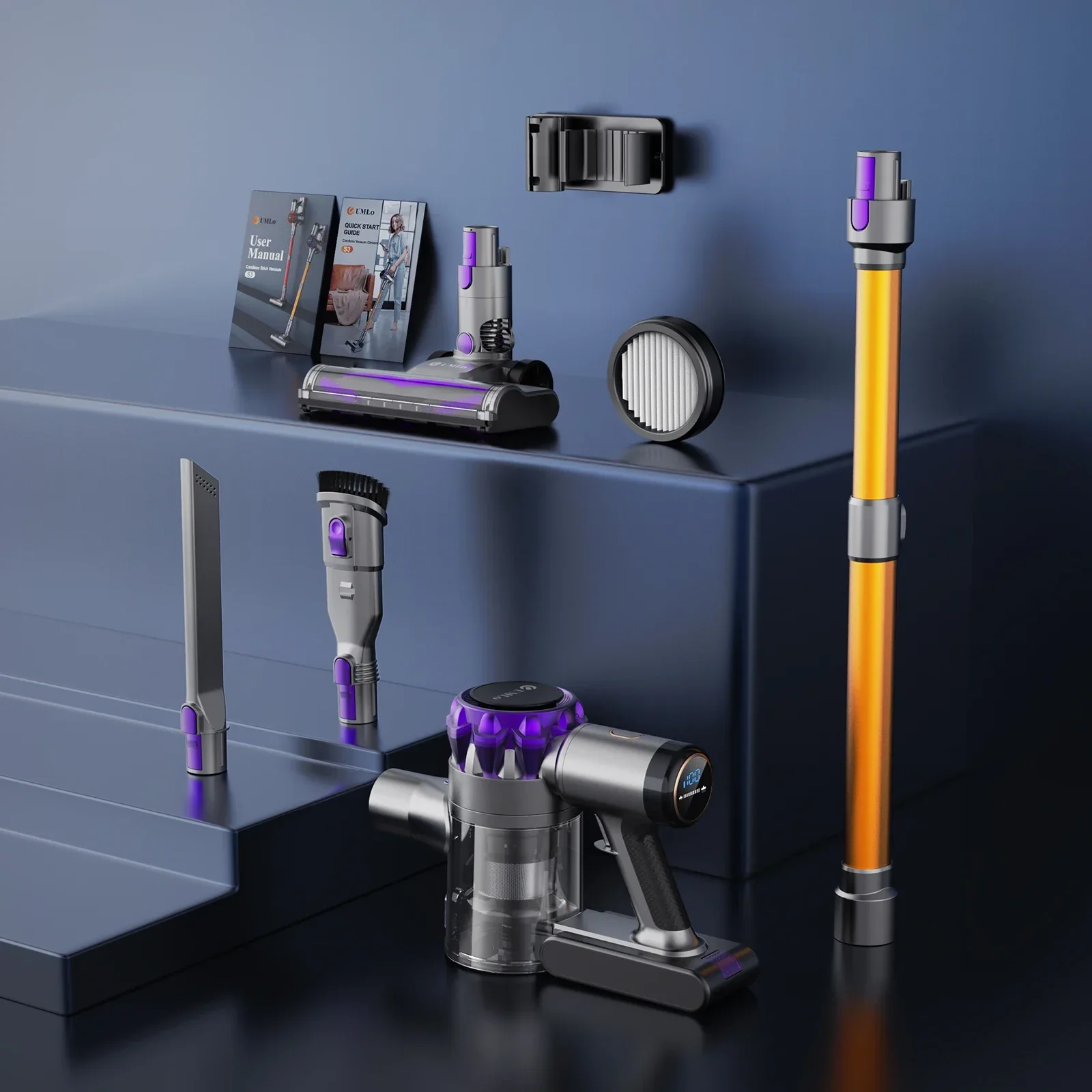 Cordless Vacuum Cleaner 30KPa Powerful Suction 55 Min Runtime Pet Hair - Image 6