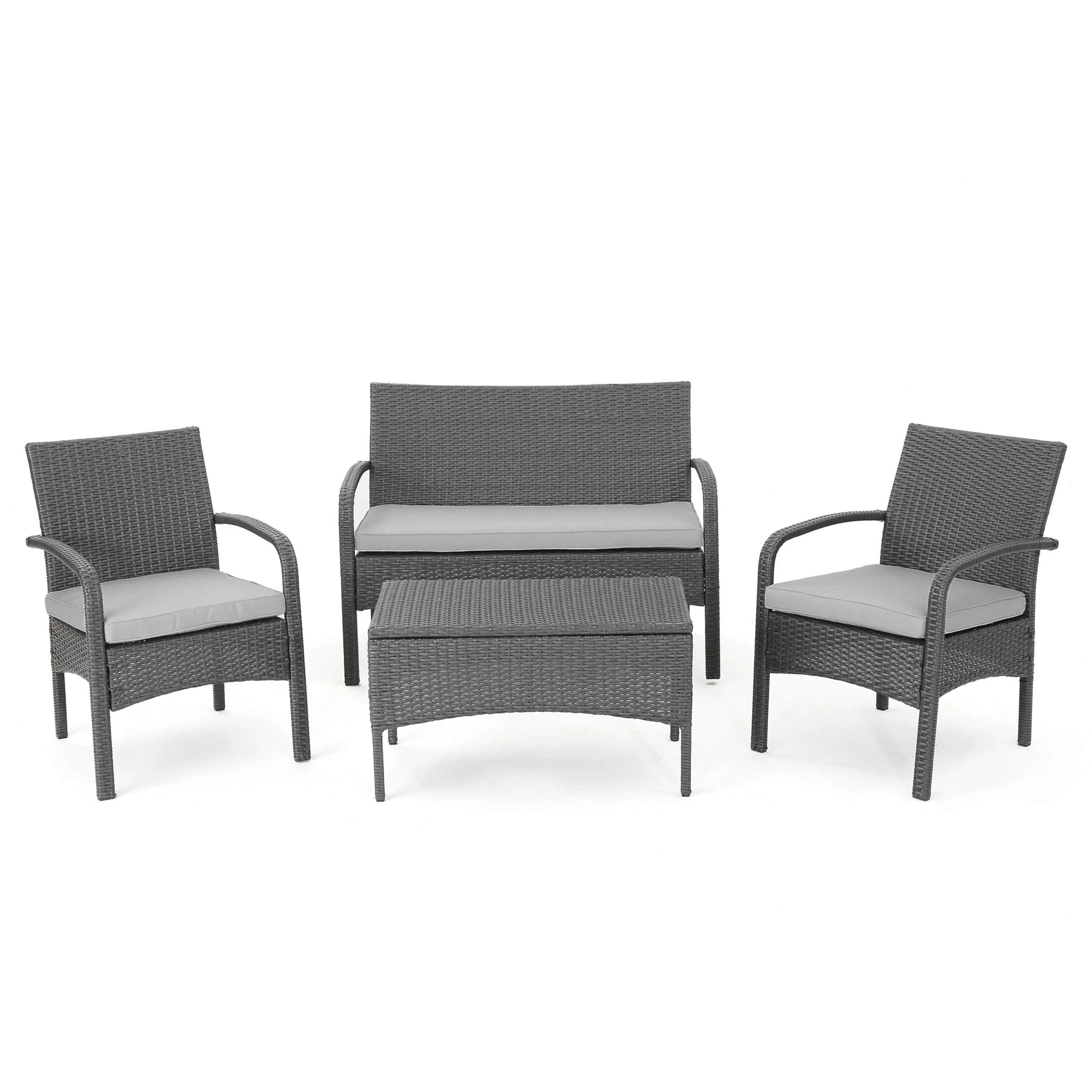 Cordoba KD Wicker 4 Piece Chat Set - Image 7