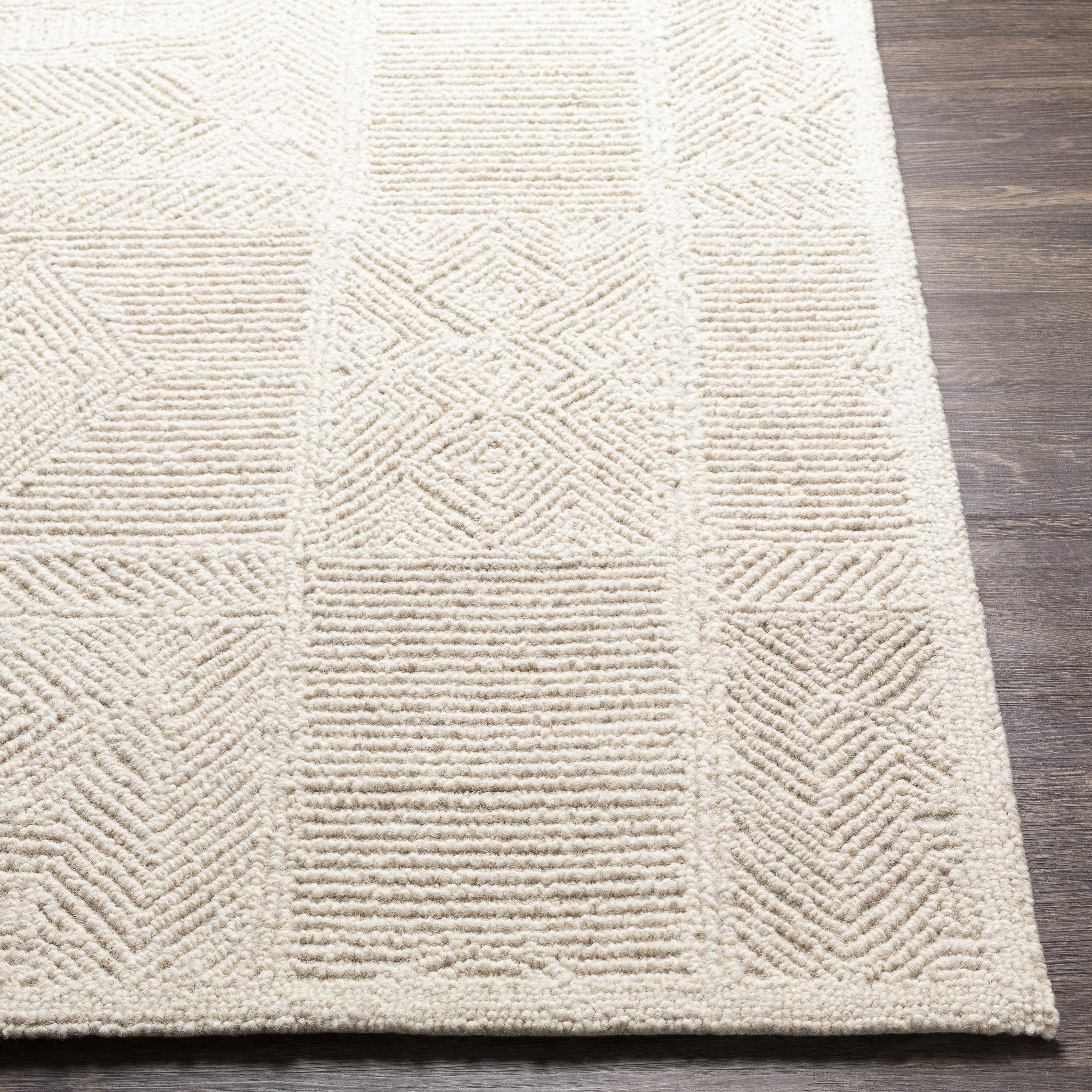 Cork Textured Wool Rug - Image 3