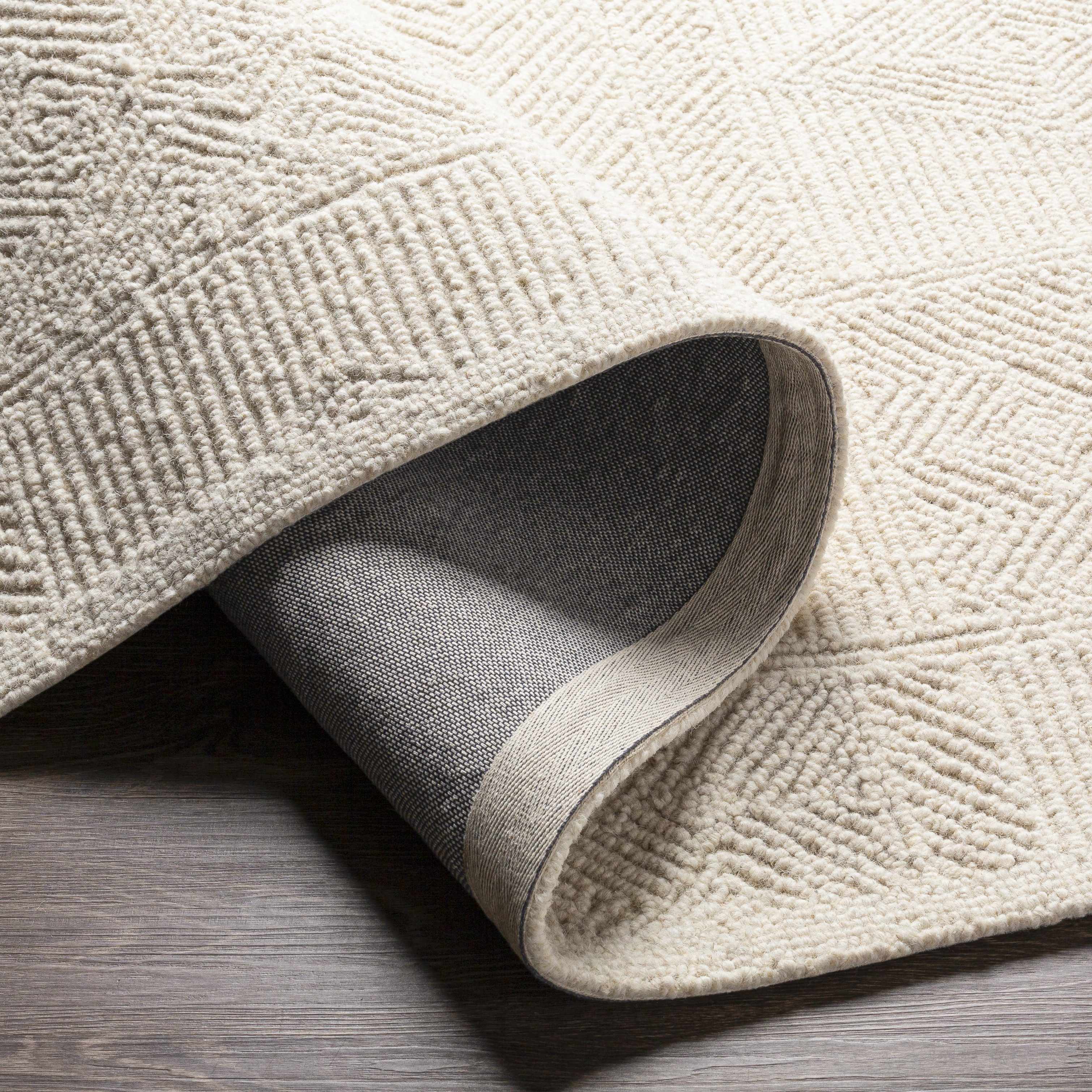 Cork Textured Wool Rug - Image 4