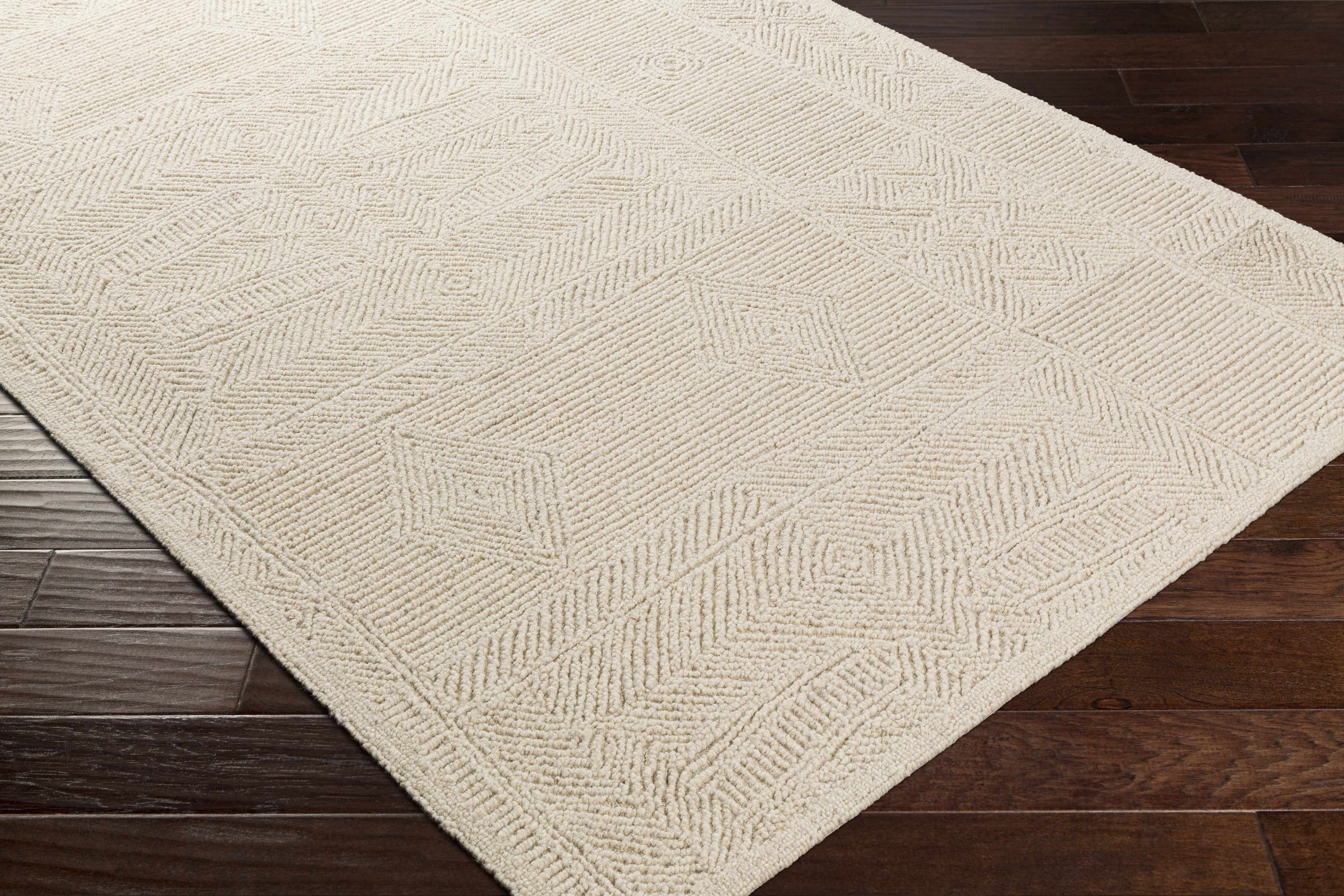 Cork Textured Wool Rug - Image 5