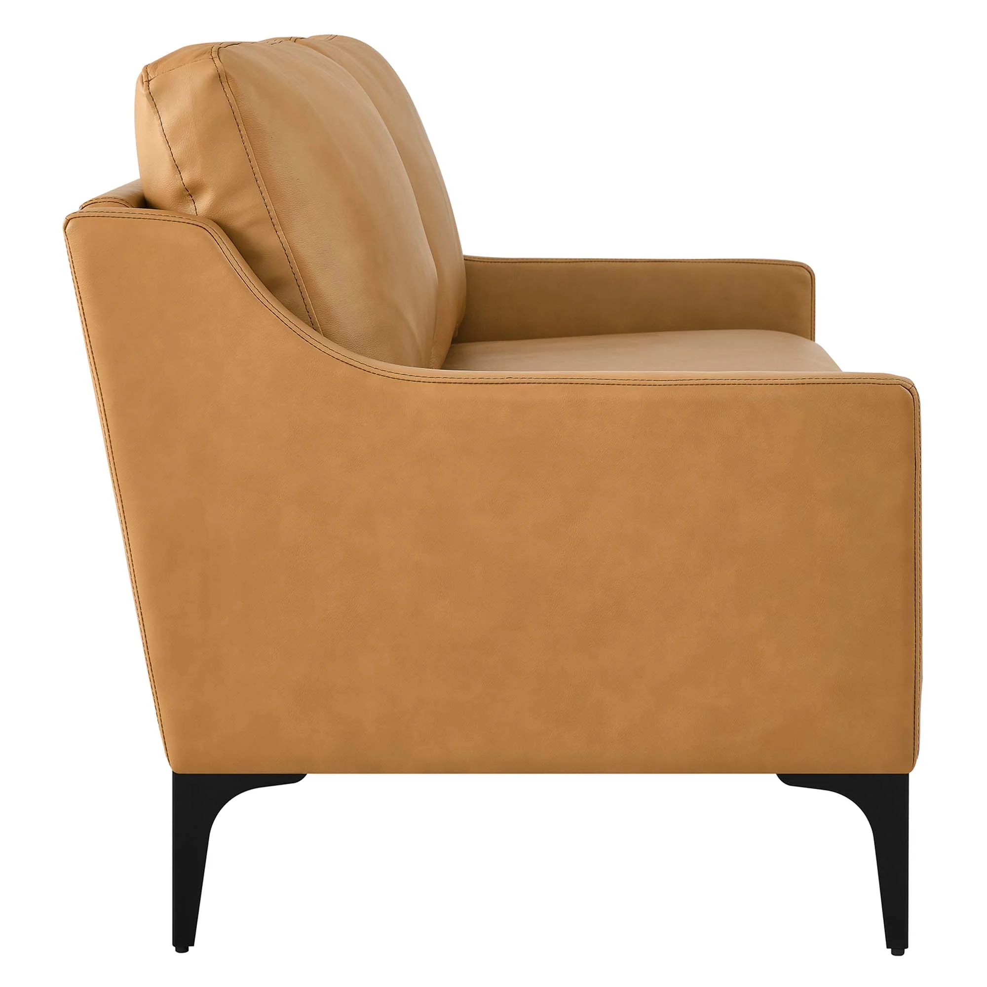 Corland Leather Loveseat by Modway - Image 3