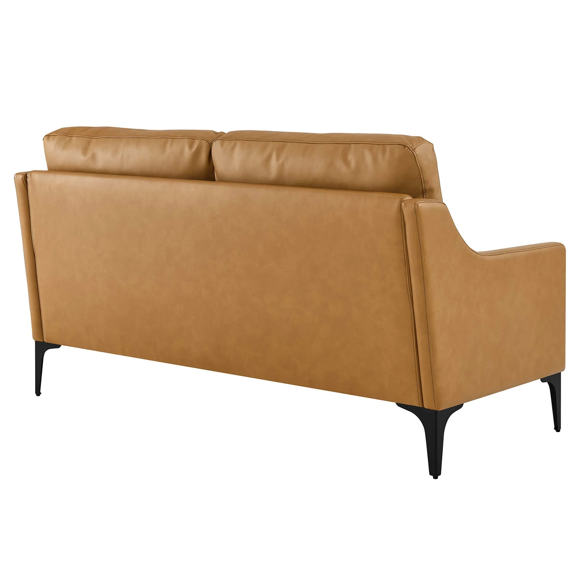 Corland Leather Loveseat by Modway - Image 4