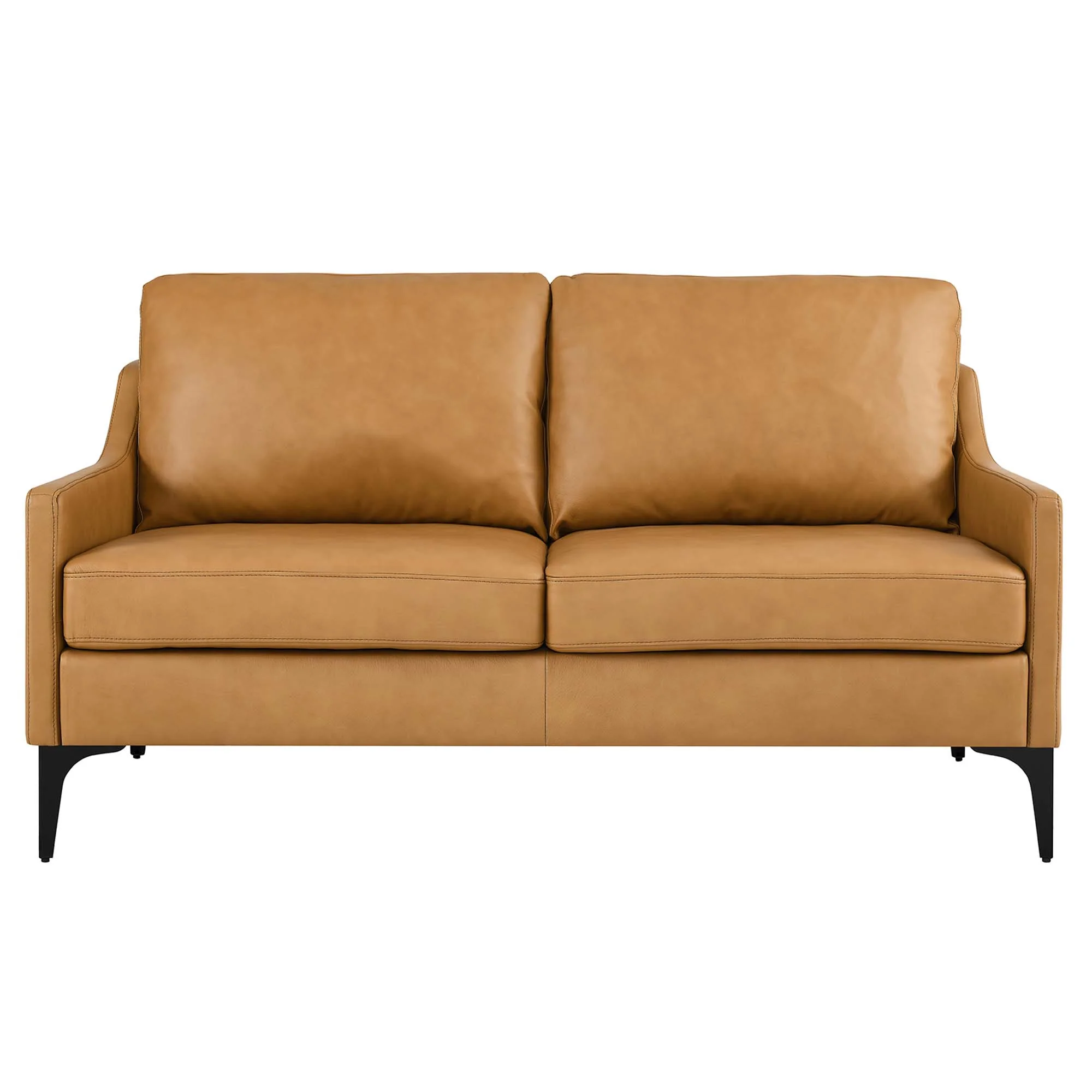 Corland Leather Loveseat by Modway - Image 5