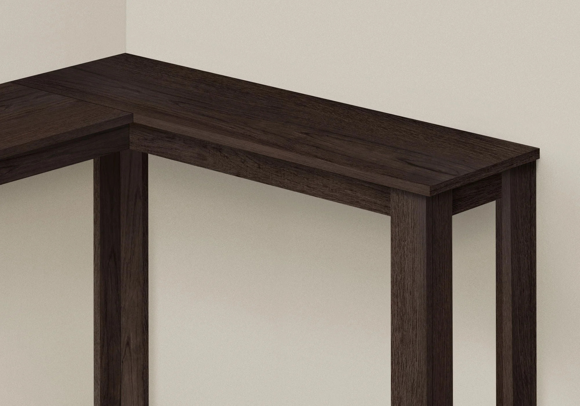 Corner Accent Console Table For Entryway, Unique Design Contemporary & Modern - Image 6