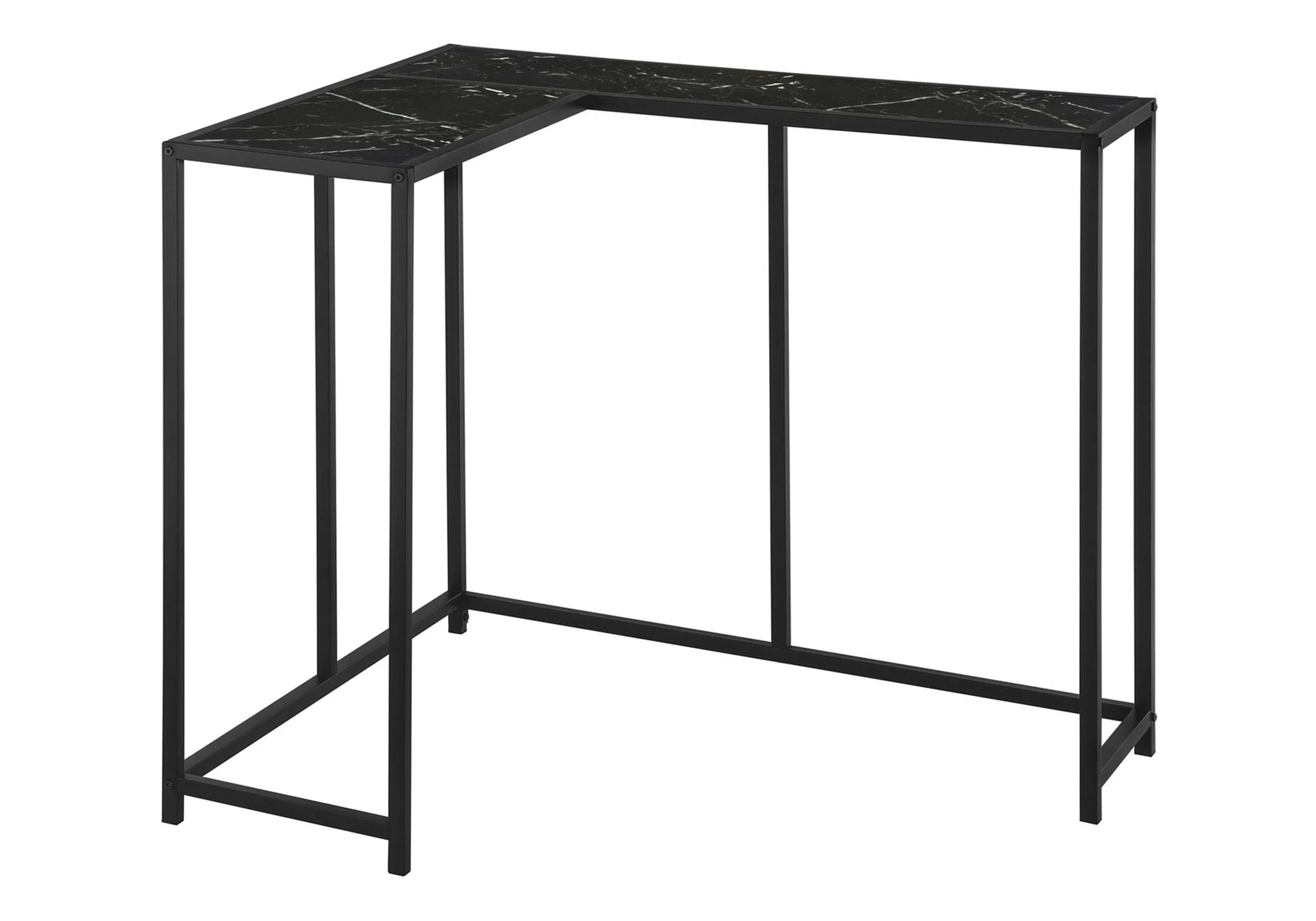 Corner Accent Console Table For Entryway, Unique L-Shaped Design - Image 13