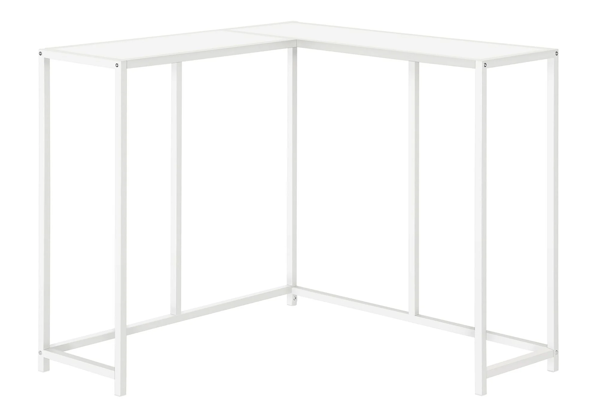 Corner Accent Console Table For Entryway, Unique L-Shaped Design - Image 20