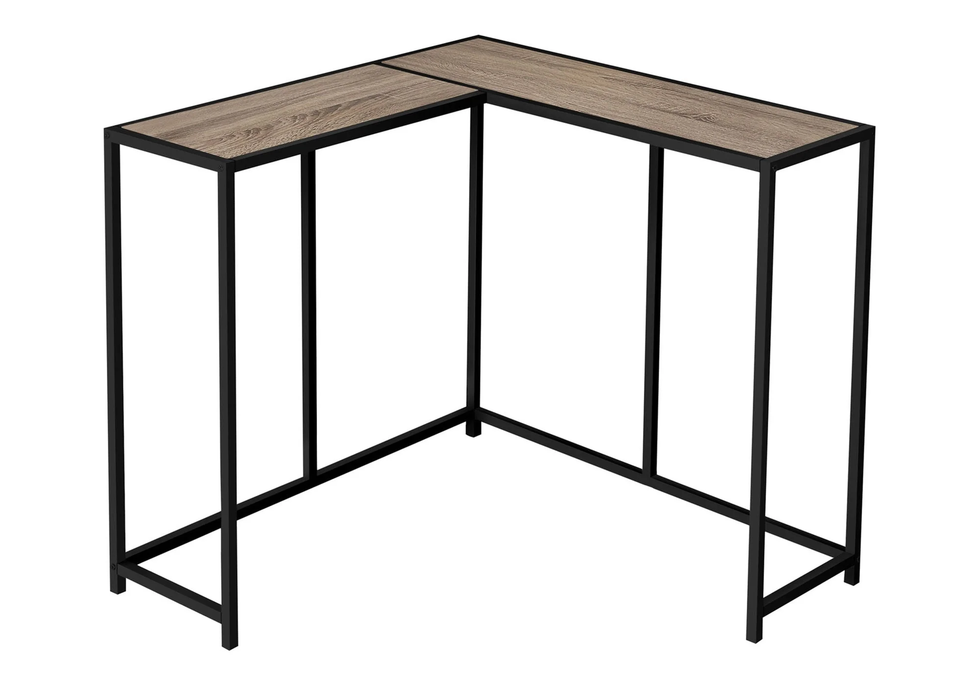 Corner Accent Console Table For Entryway, Unique L-Shaped Design - Image 9