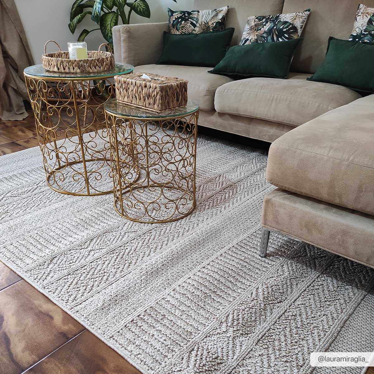Corom Beige Area Rug - Clearance - Image 2