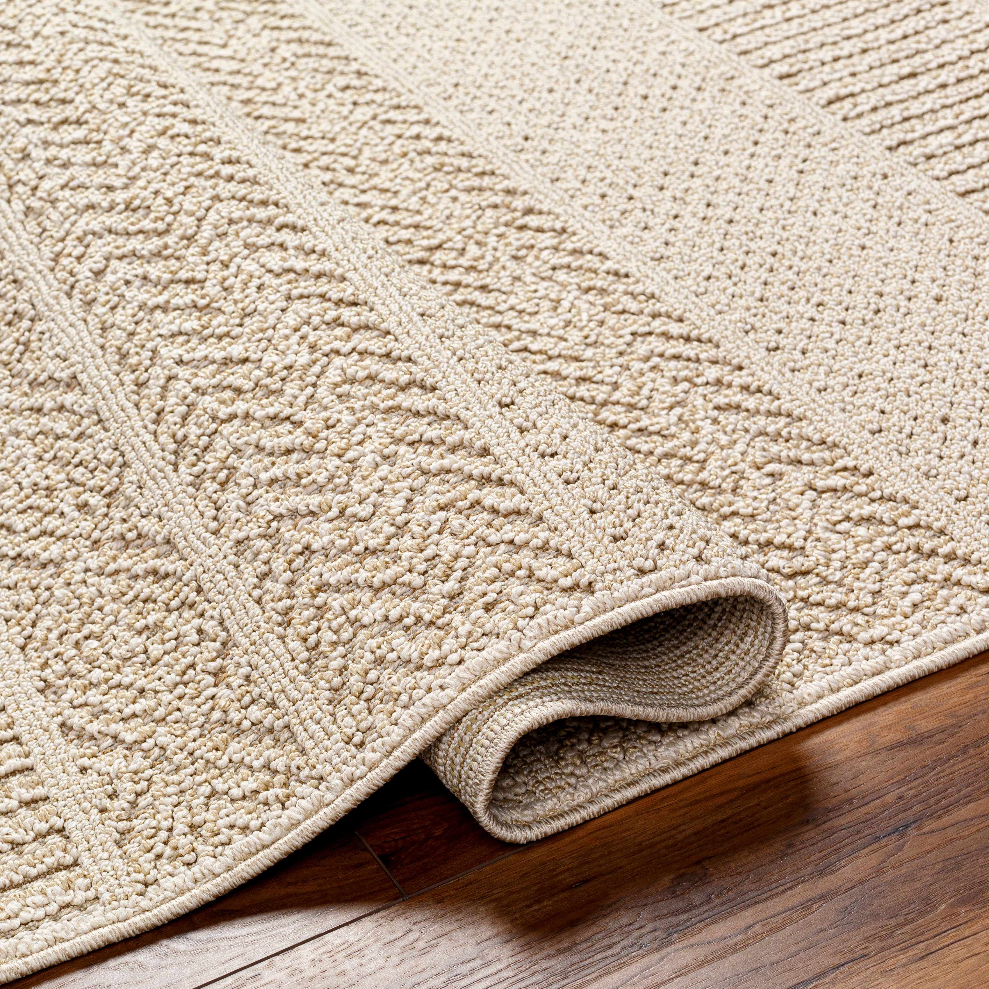Corom Beige Area Rug - Clearance - Image 6