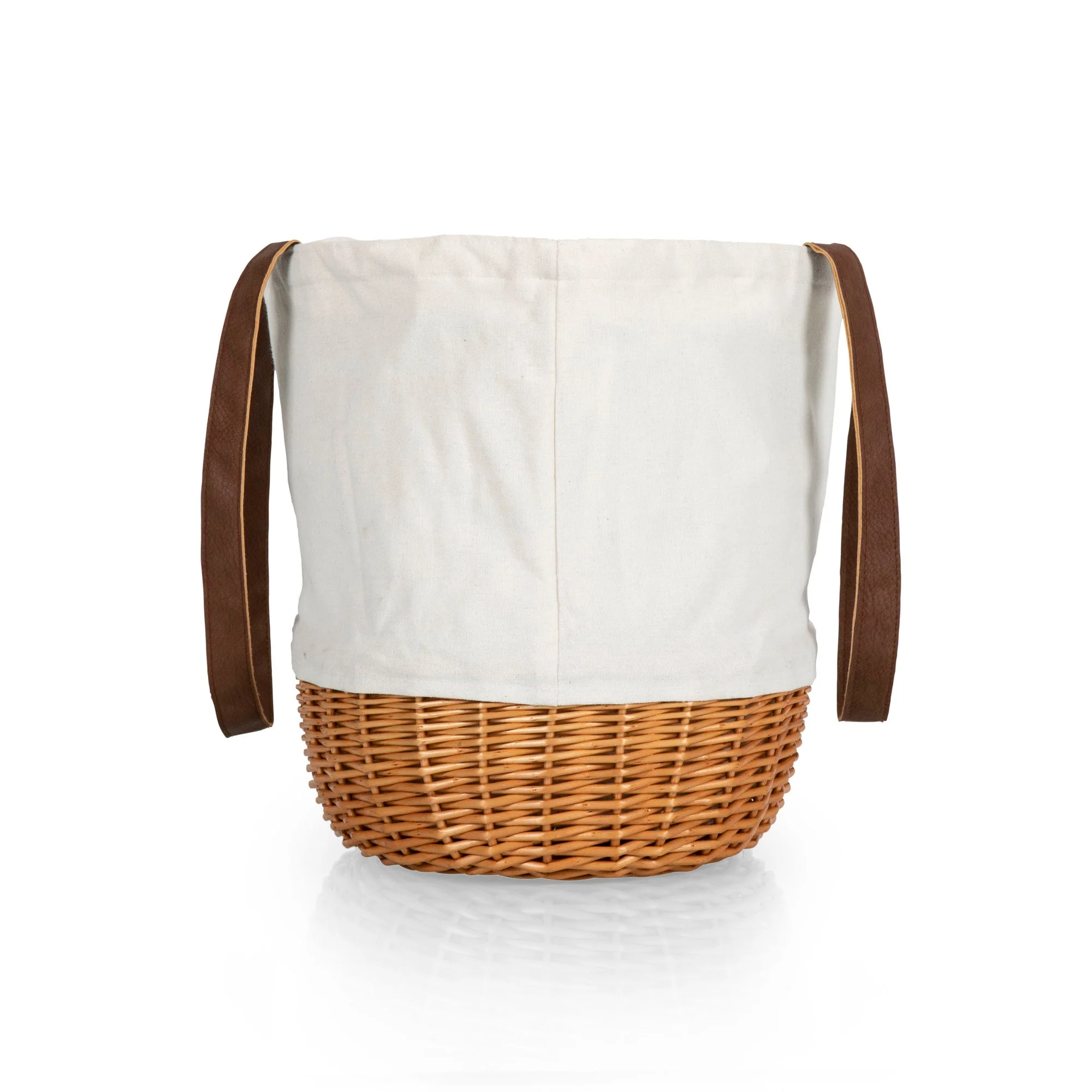 Coronado Canvas and Willow Basket Tote - Image 16