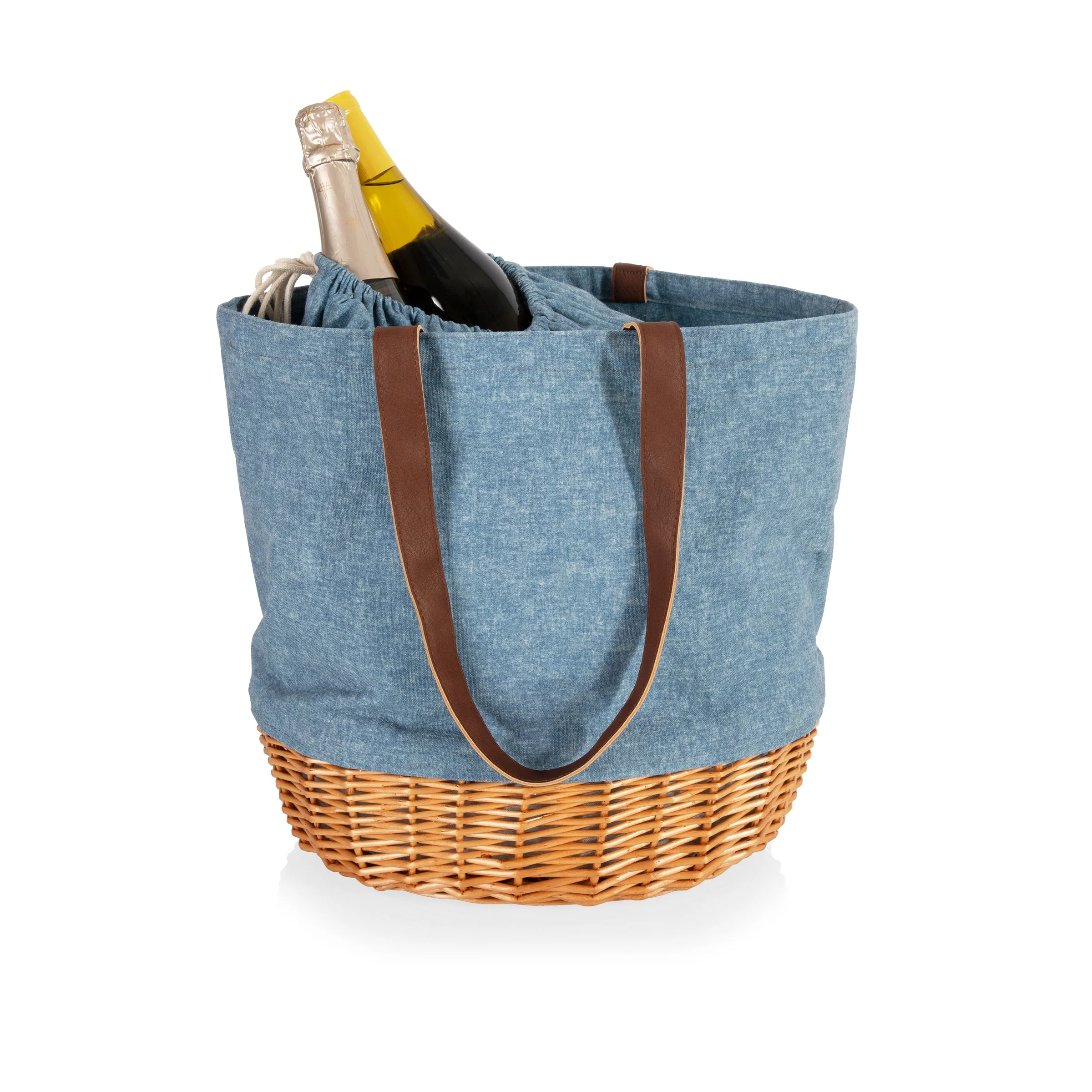 Coronado Canvas and Willow Basket Tote - Image 26