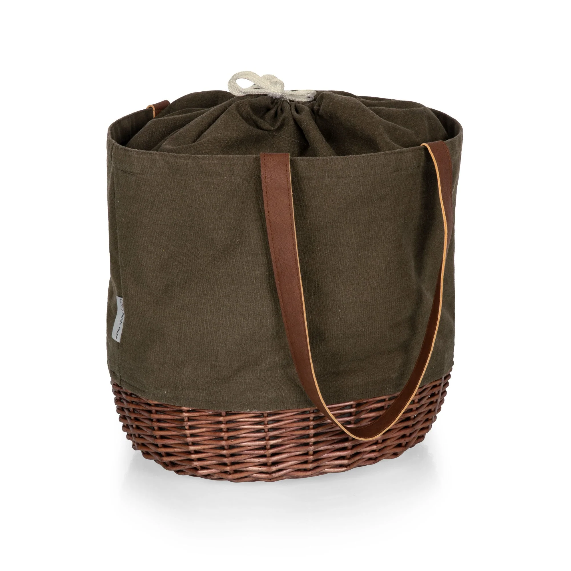 Coronado Canvas and Willow Basket Tote - Image 28