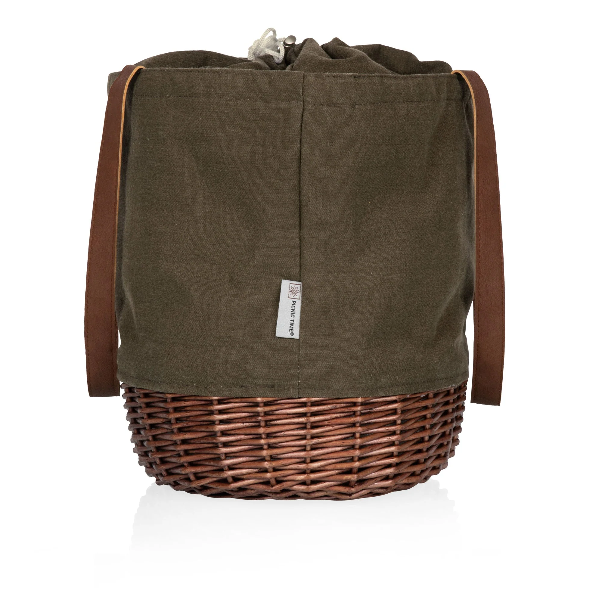 Coronado Canvas and Willow Basket Tote - Image 30