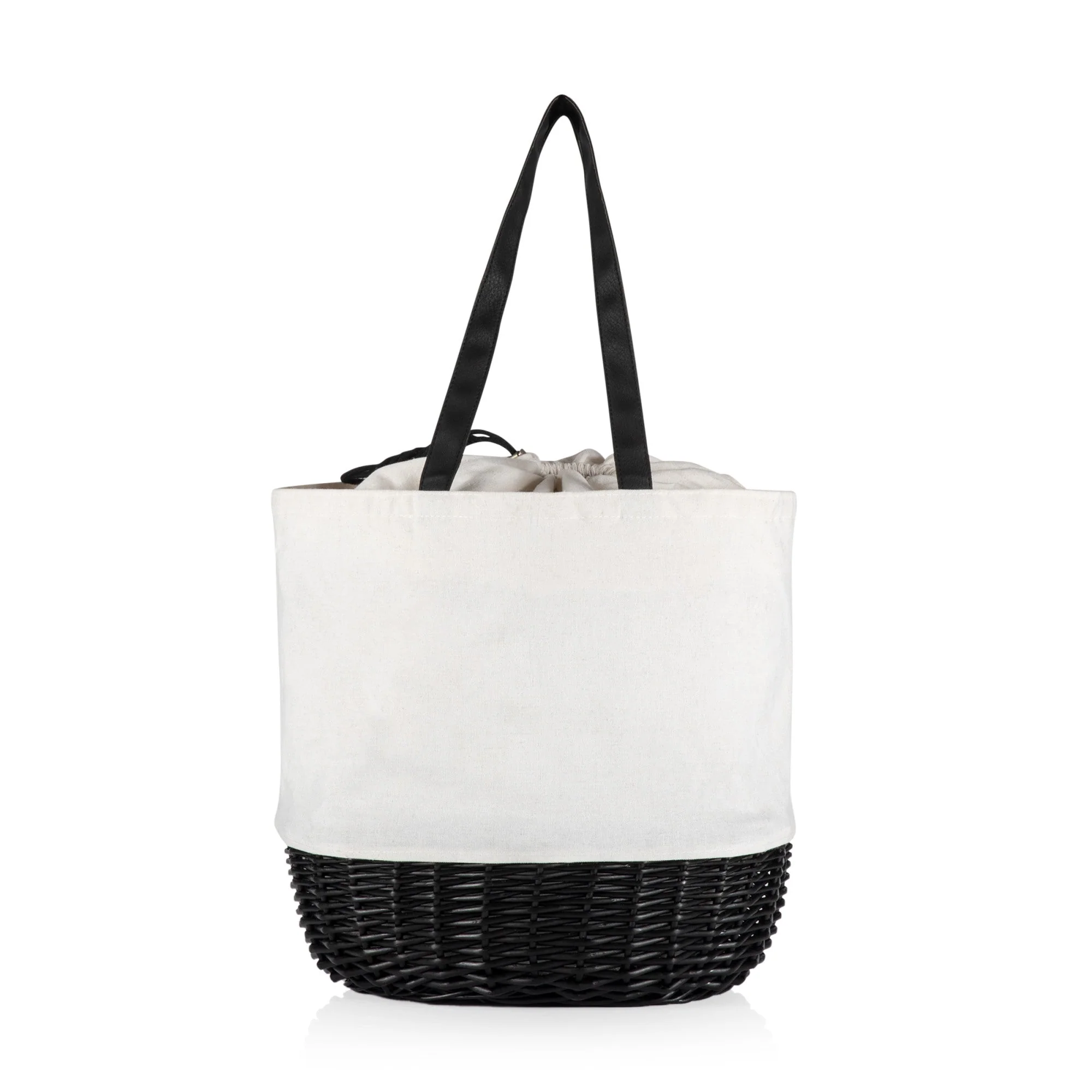 Coronado Canvas and Willow Basket Tote - Image 35