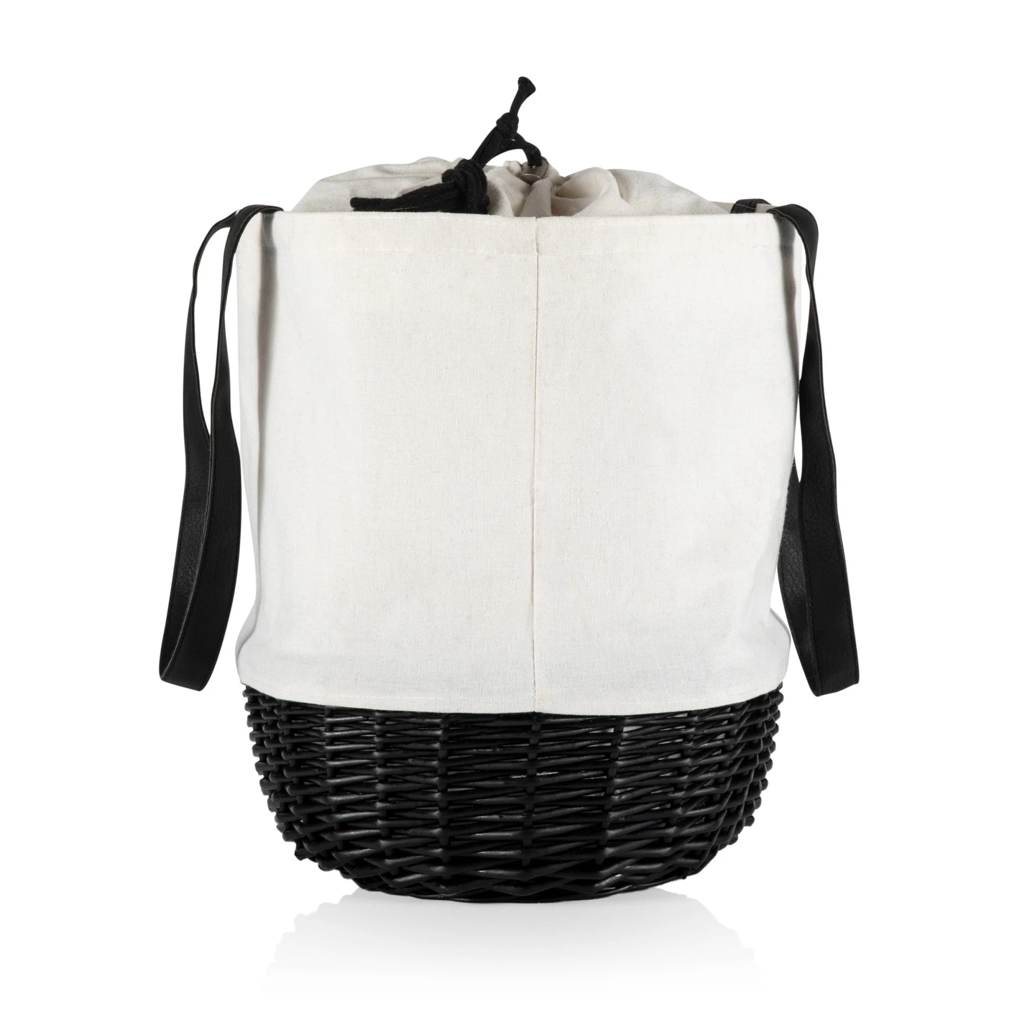 Coronado Canvas and Willow Basket Tote - Image 38