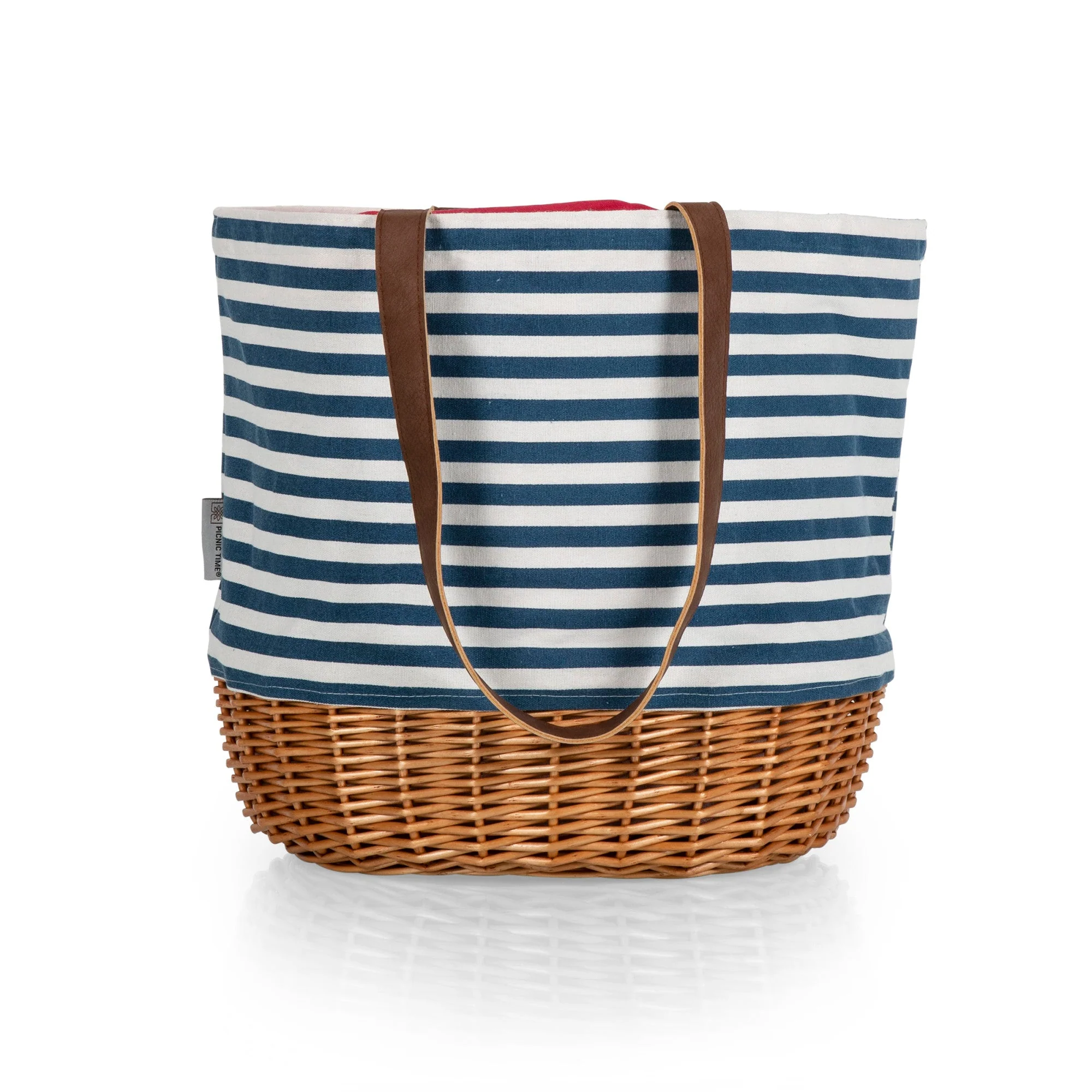Coronado Canvas and Willow Basket Tote - Image 4