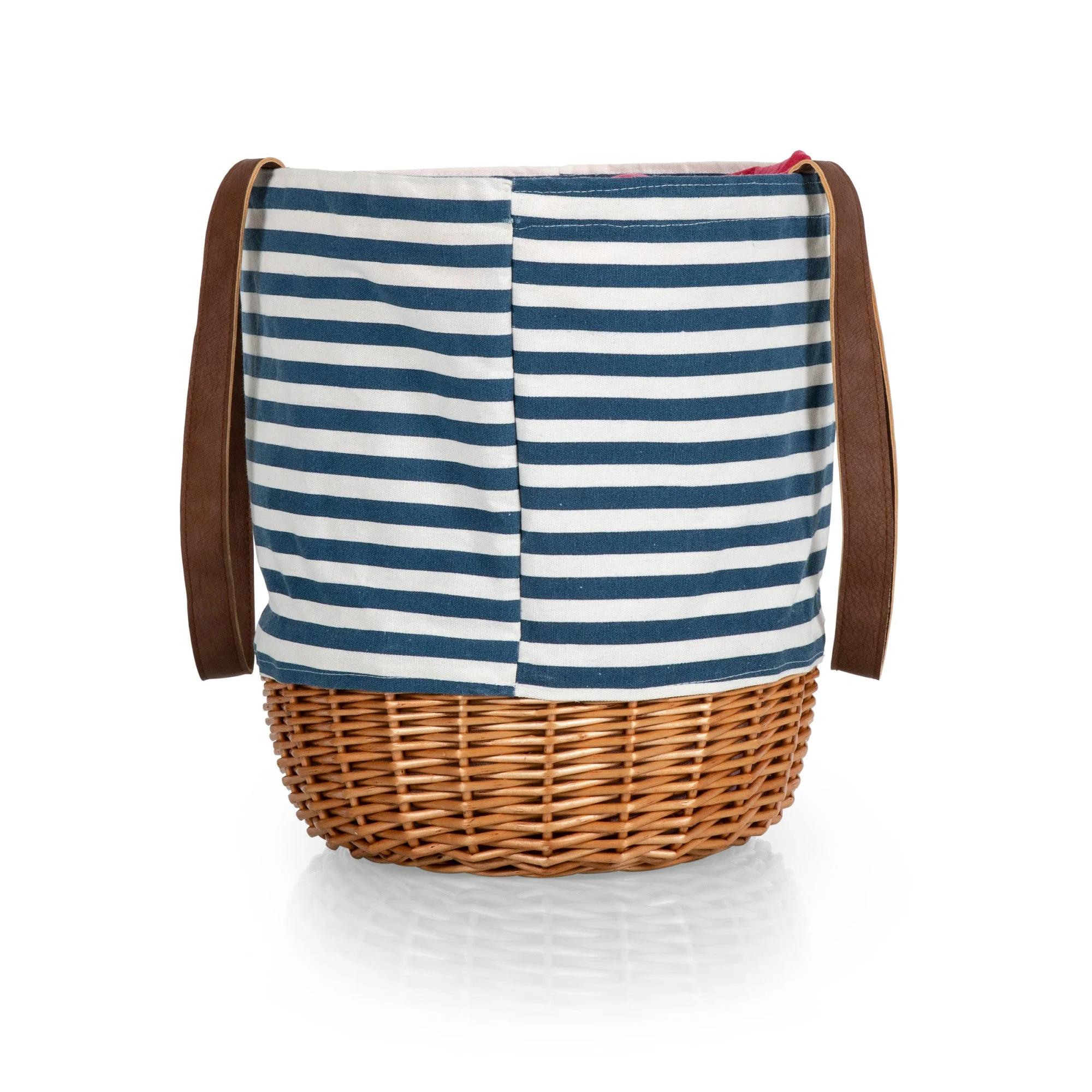 Coronado Canvas and Willow Basket Tote - Image 5