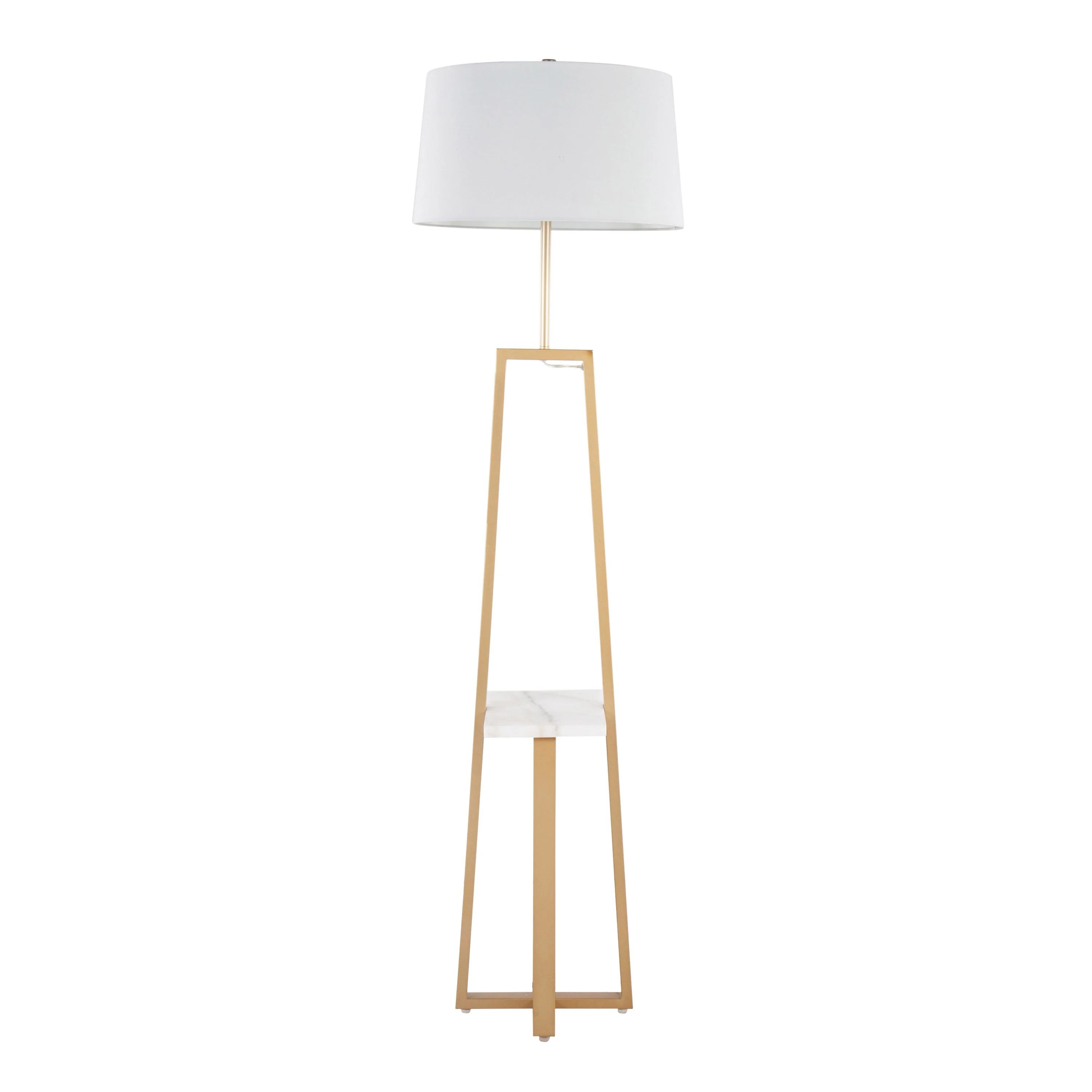 Cosmo Shelf Contemporary Glam Floor Lamp - Image 5