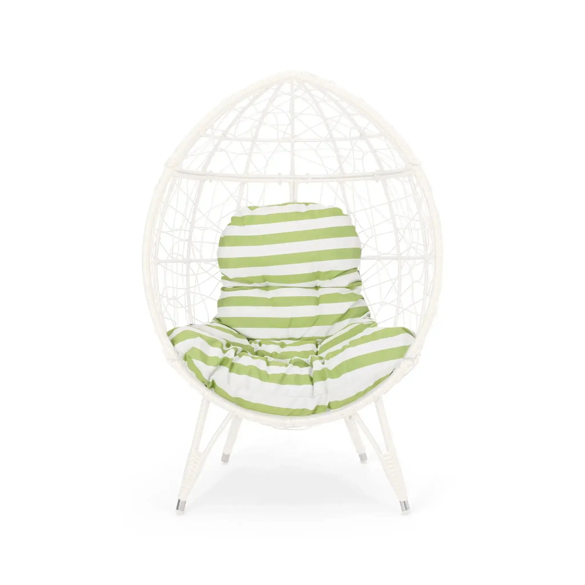 Cosmos - Round Hammered Iron Teardrop Chair - Image 2