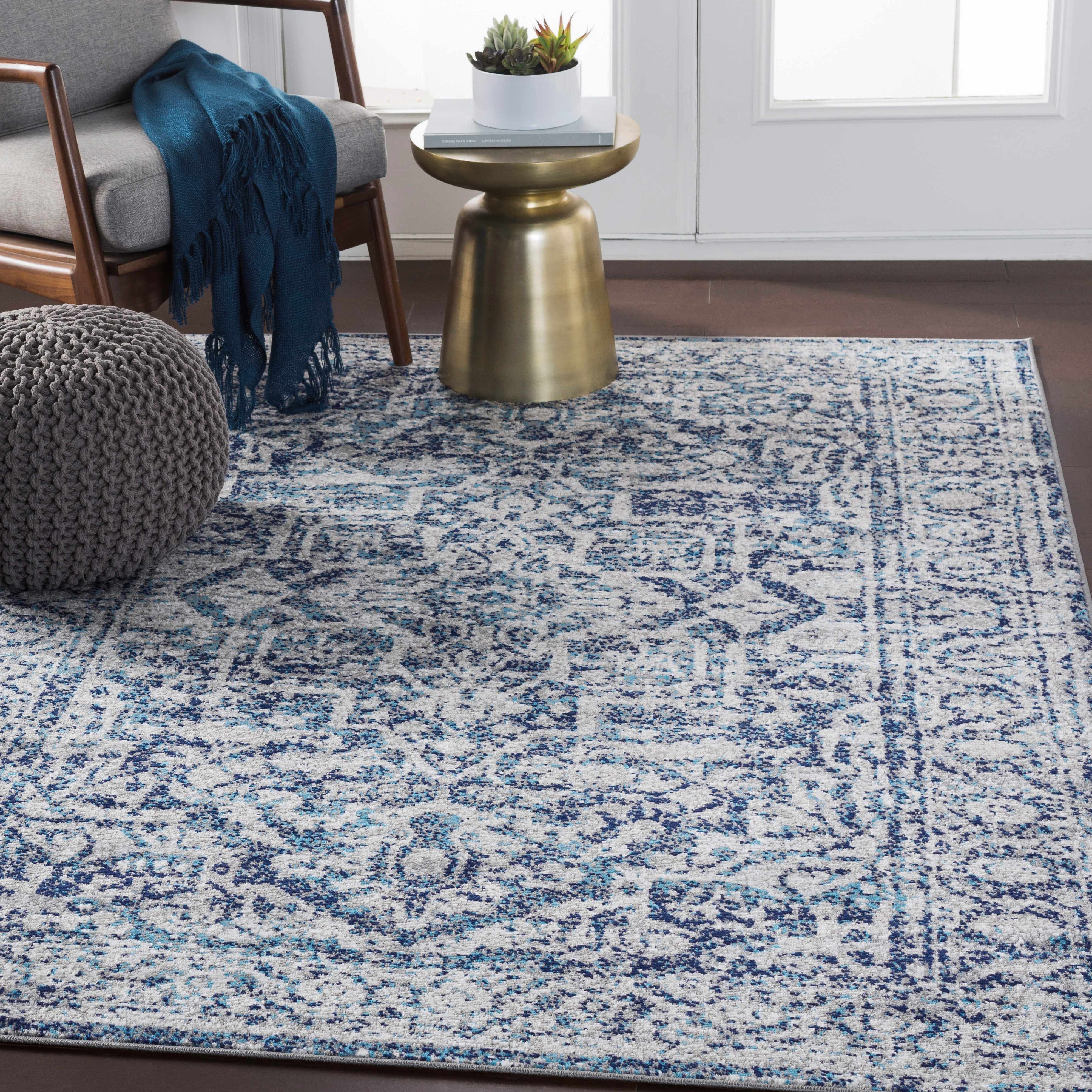 Costigan Traditional Navy Rug - Image 16