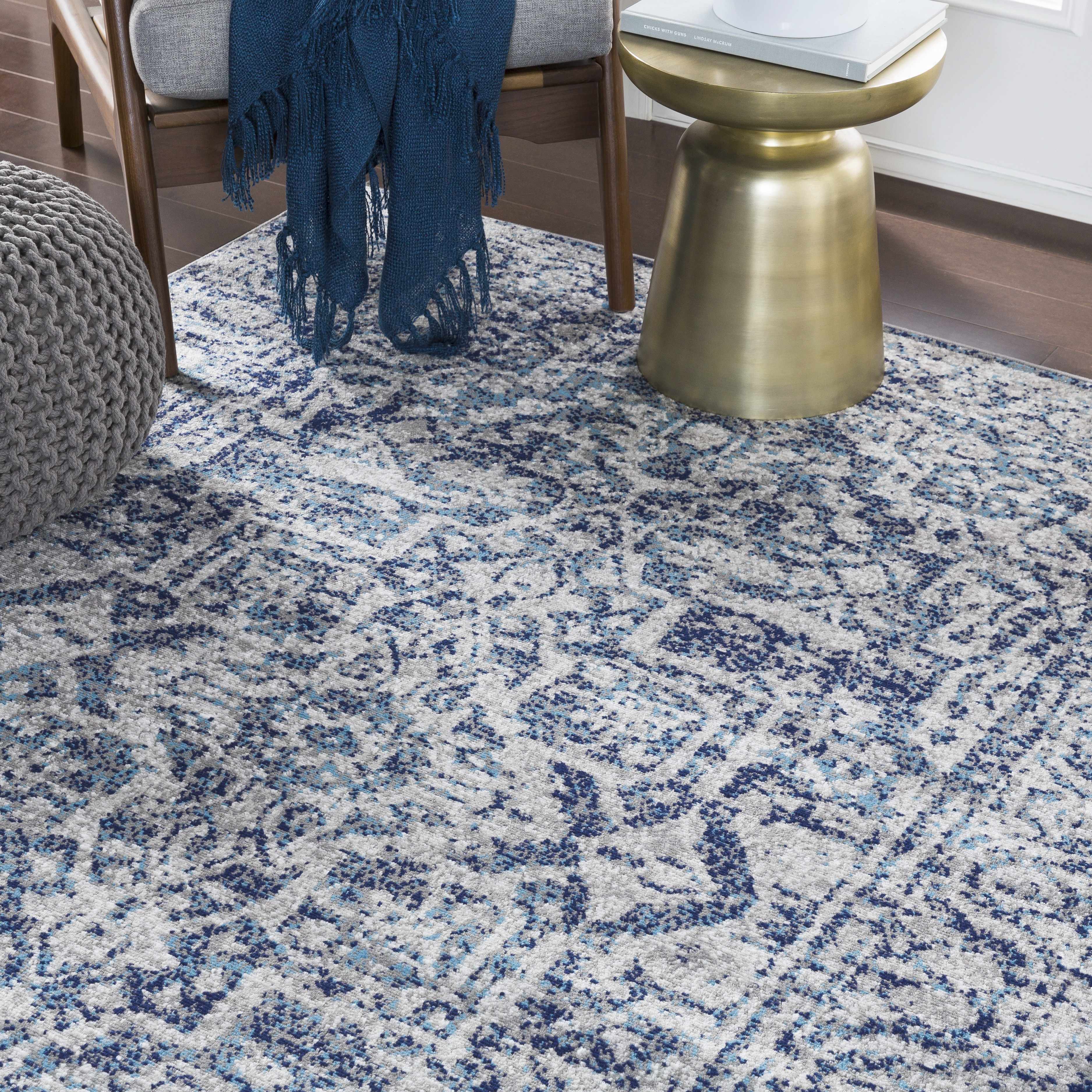 Costigan Traditional Navy Rug - Image 8