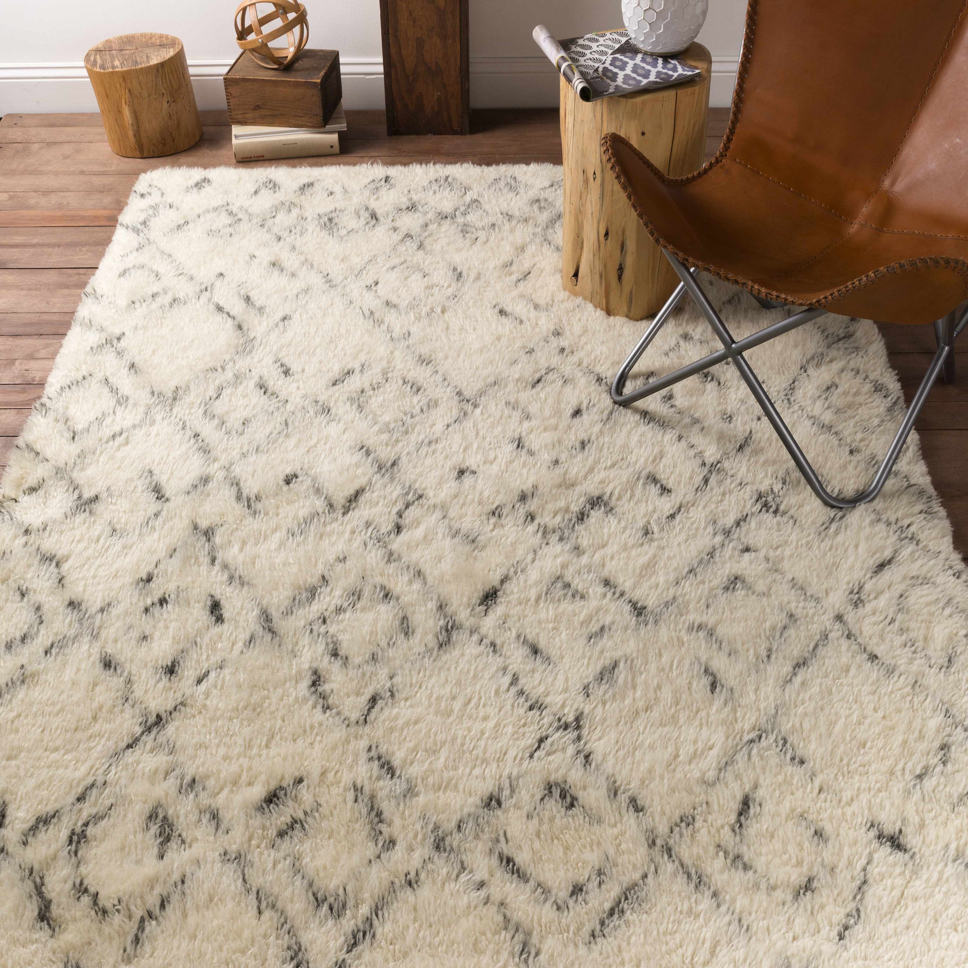 Cotgrave 2x3 Cream Trellis Small Wool Rug - Clearance - Image 3