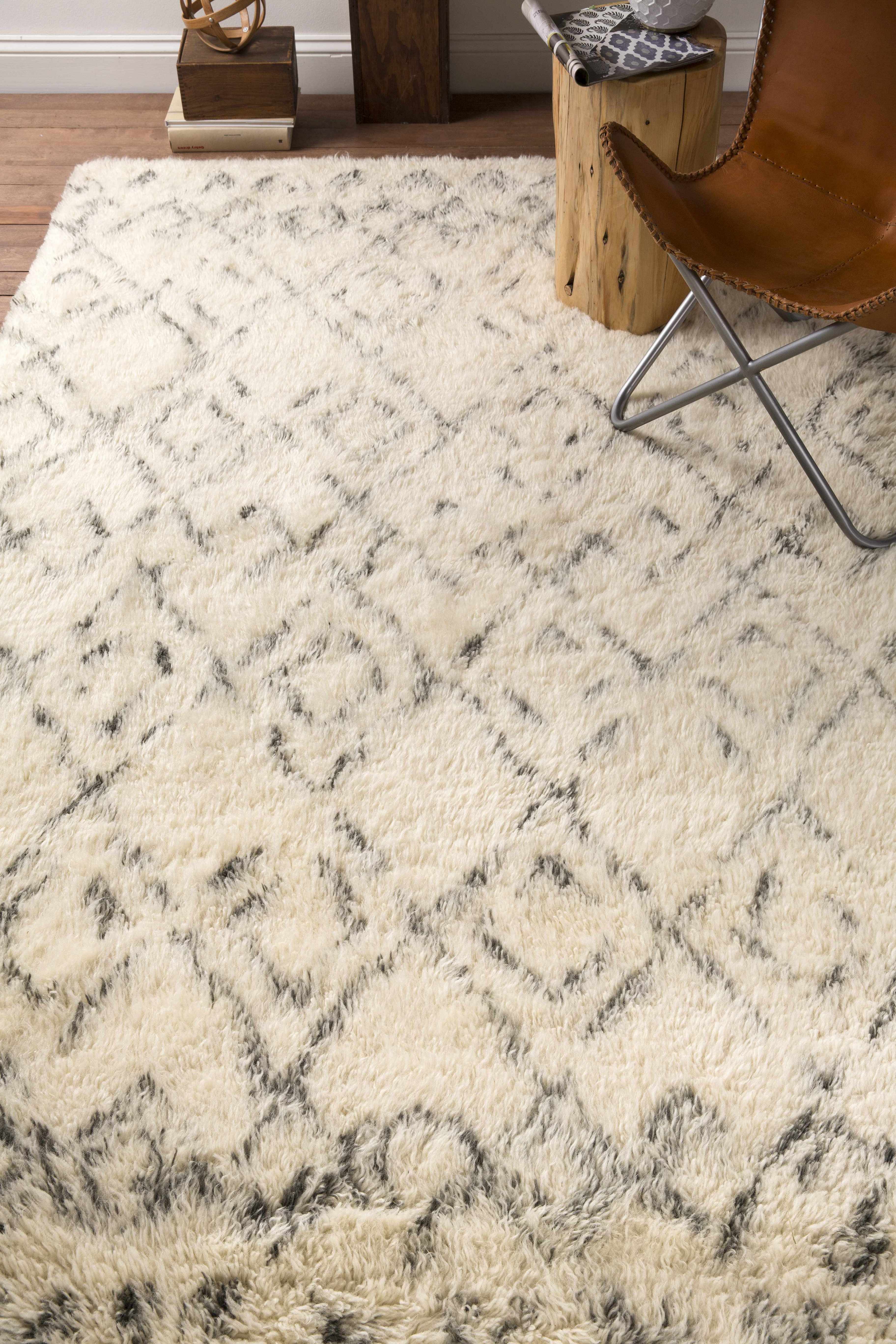 Cotgrave 2x3 Cream Trellis Small Wool Rug - Clearance - Image 4